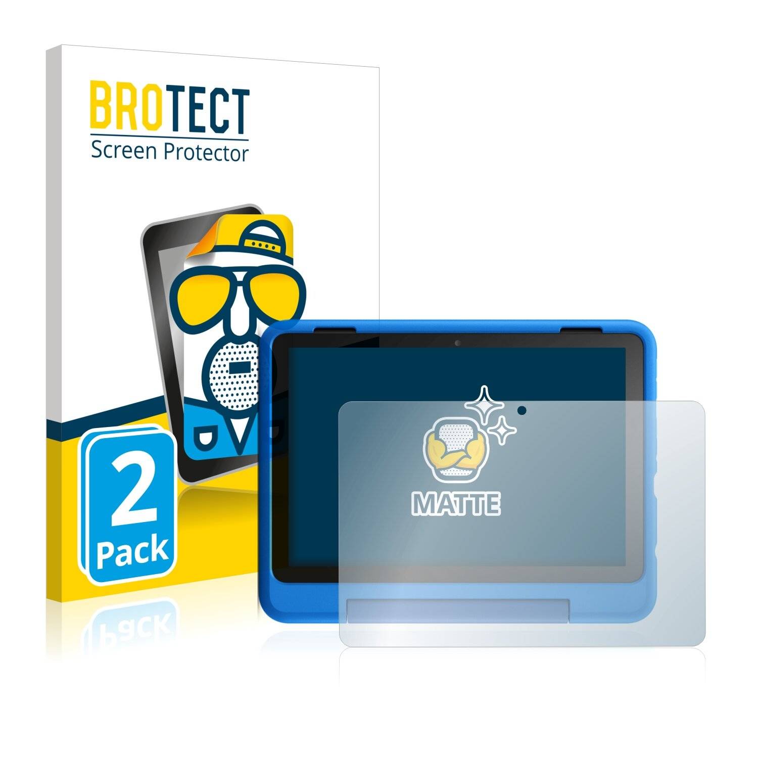 2x BROTECT Matte Displayschutzfolie für Amazon Fire HD 8 Kids Pro Edition 2021 (10.
