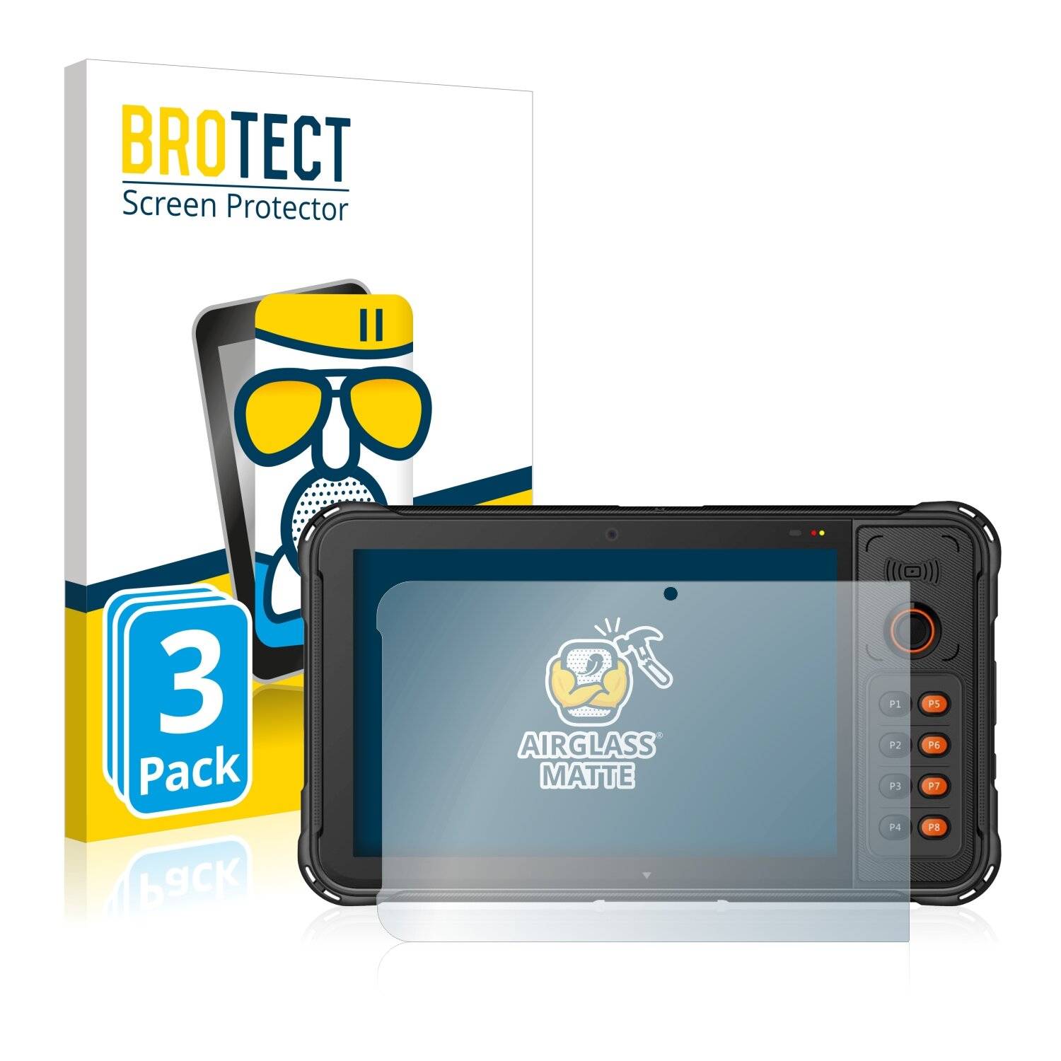 3x BROTECT AirGlass Matte Schutzglas Folie für Ico Urovo
