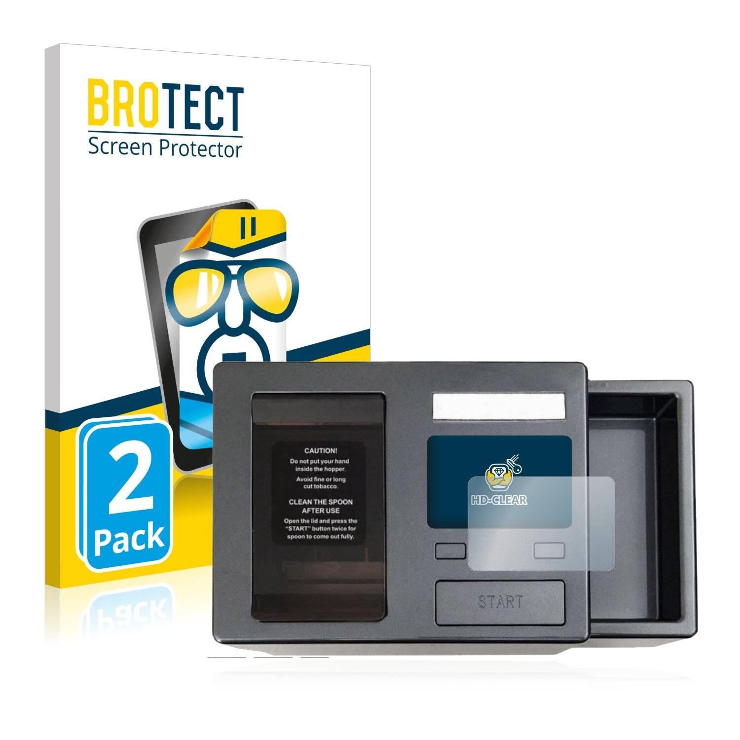 2x BROTECT HD-Clear Displayschutzfolie für Powermatic 3
