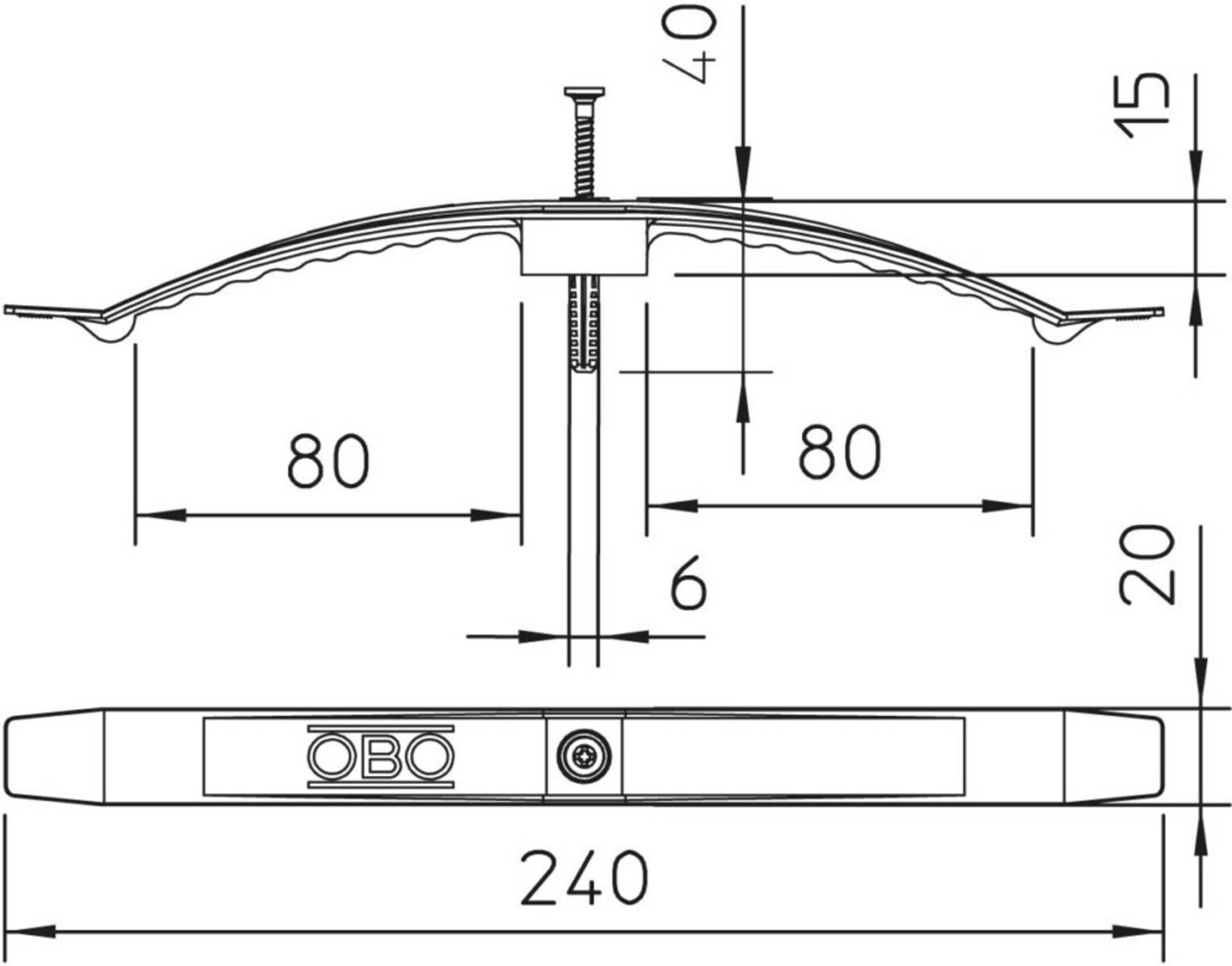 OBO Bettermann Kabelklammer 2033 SD