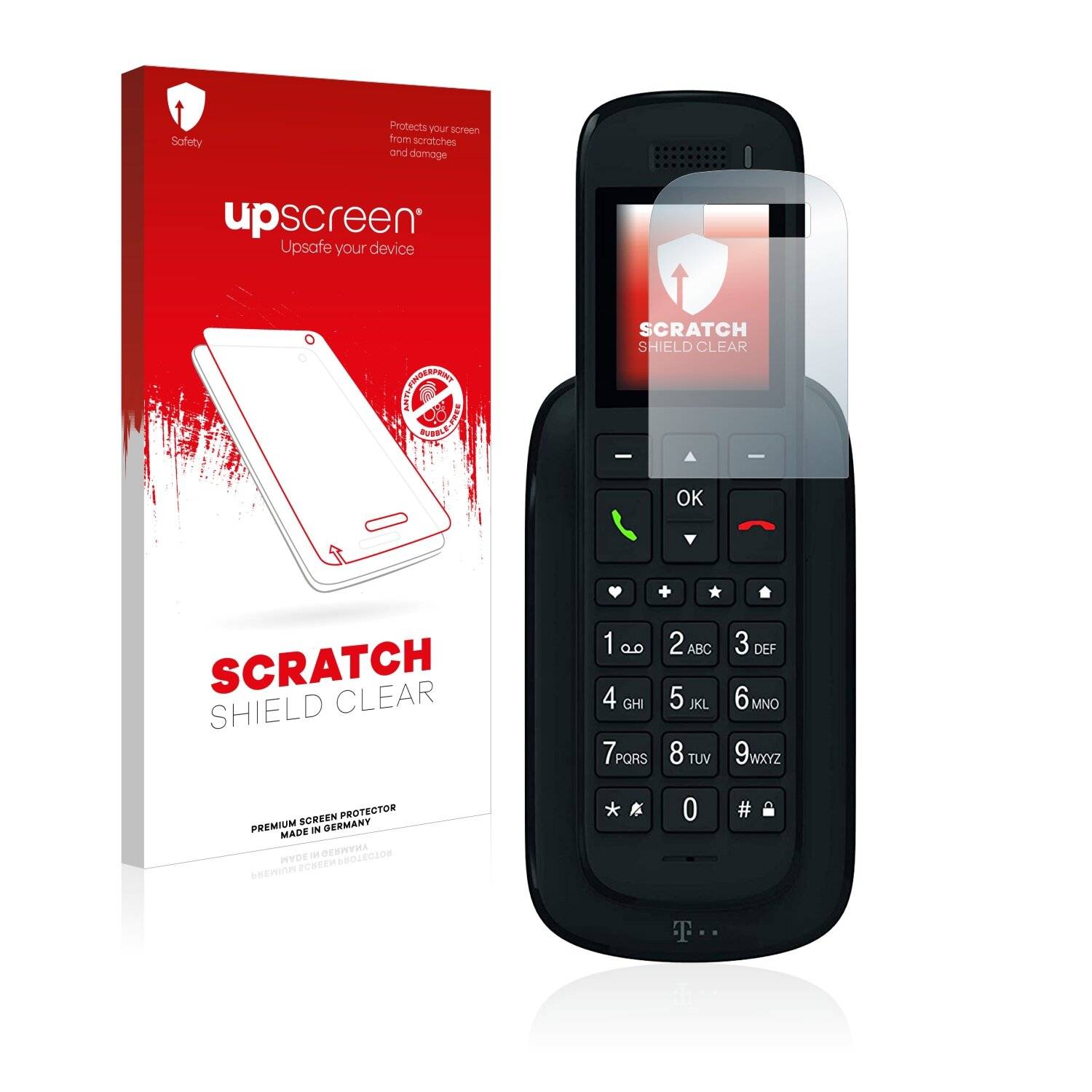 upscreen Scratch Shield Clear Premium Displayschutzfolie für Telekom Speedphone
