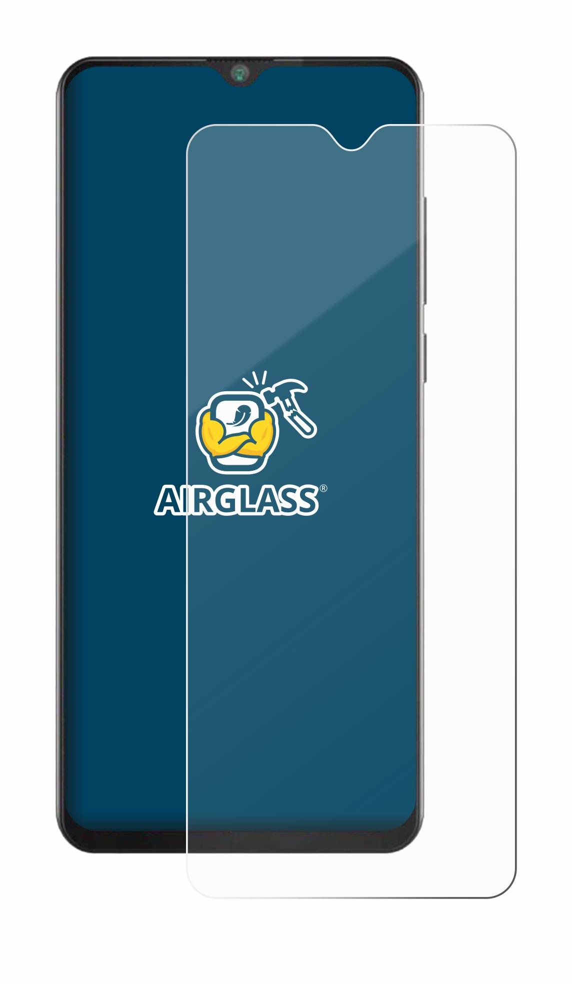 BROTECT AirGlass Glas Panzer-Folie für Cubot Note 20 - Schutzglas