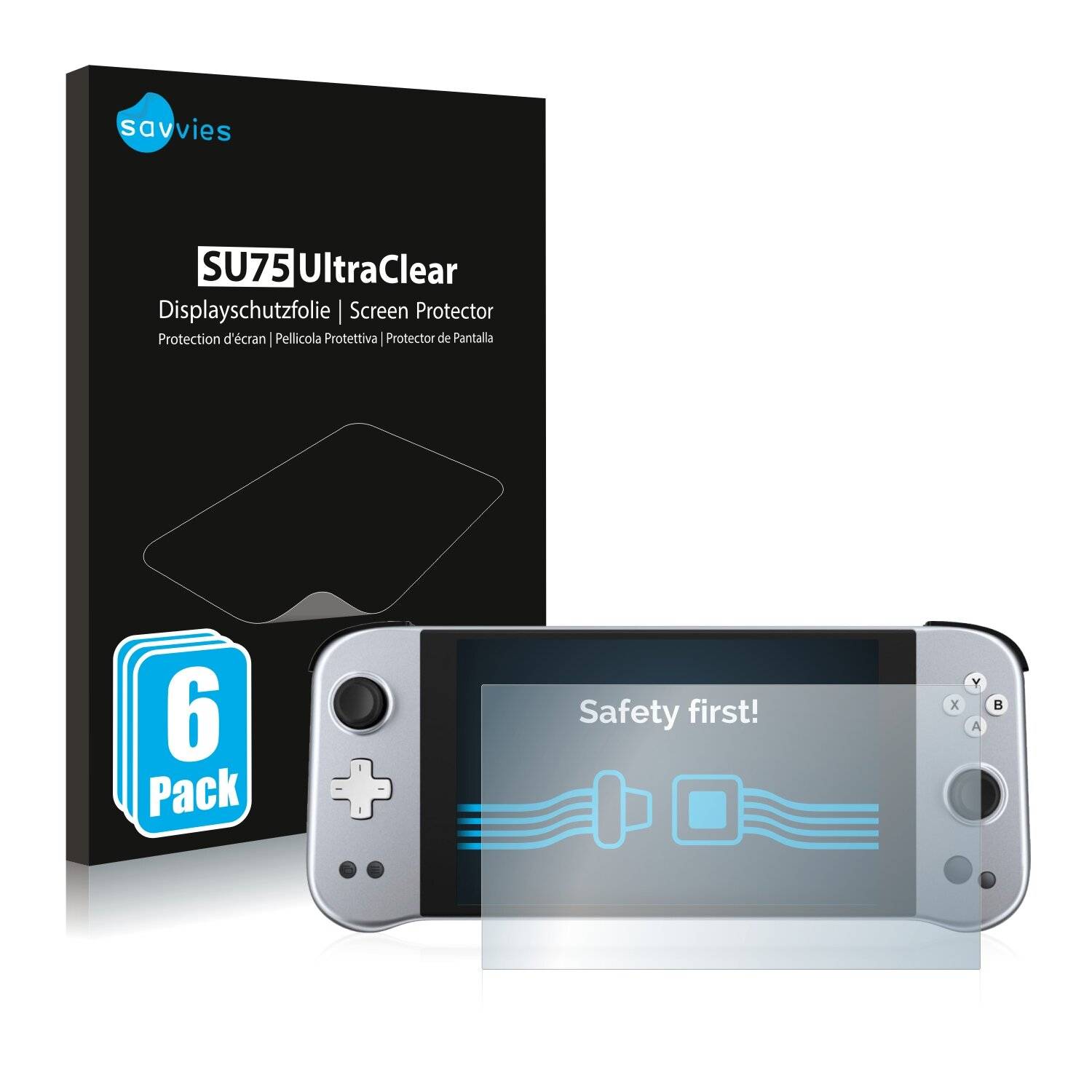 6x Savvies SU75 Displayschutzfolie für Ayaneo Next