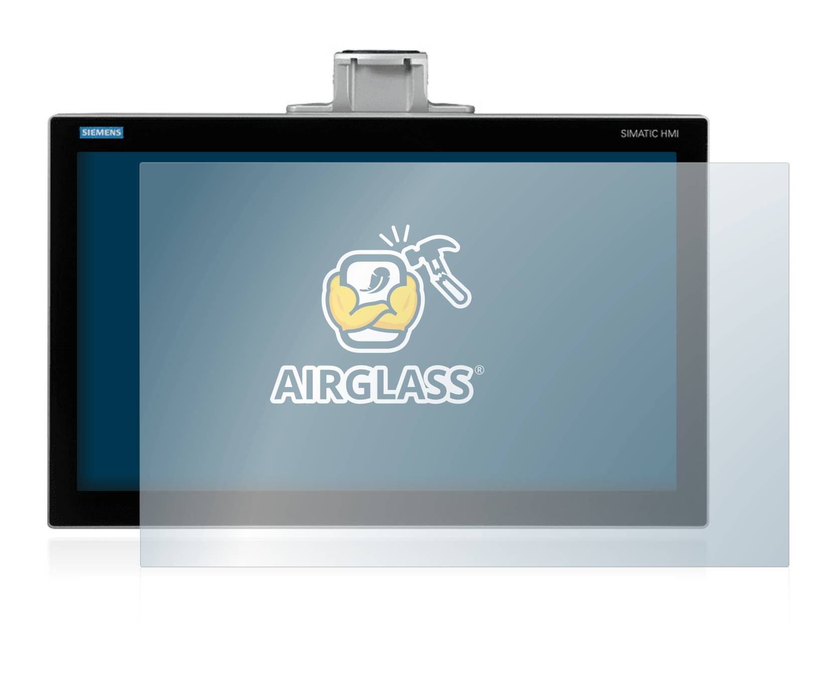 BROTECT AirGlass Glas Panzer-Folie für Siemens Simatic HMI TP1200 Comfort Pro - Schutzglas