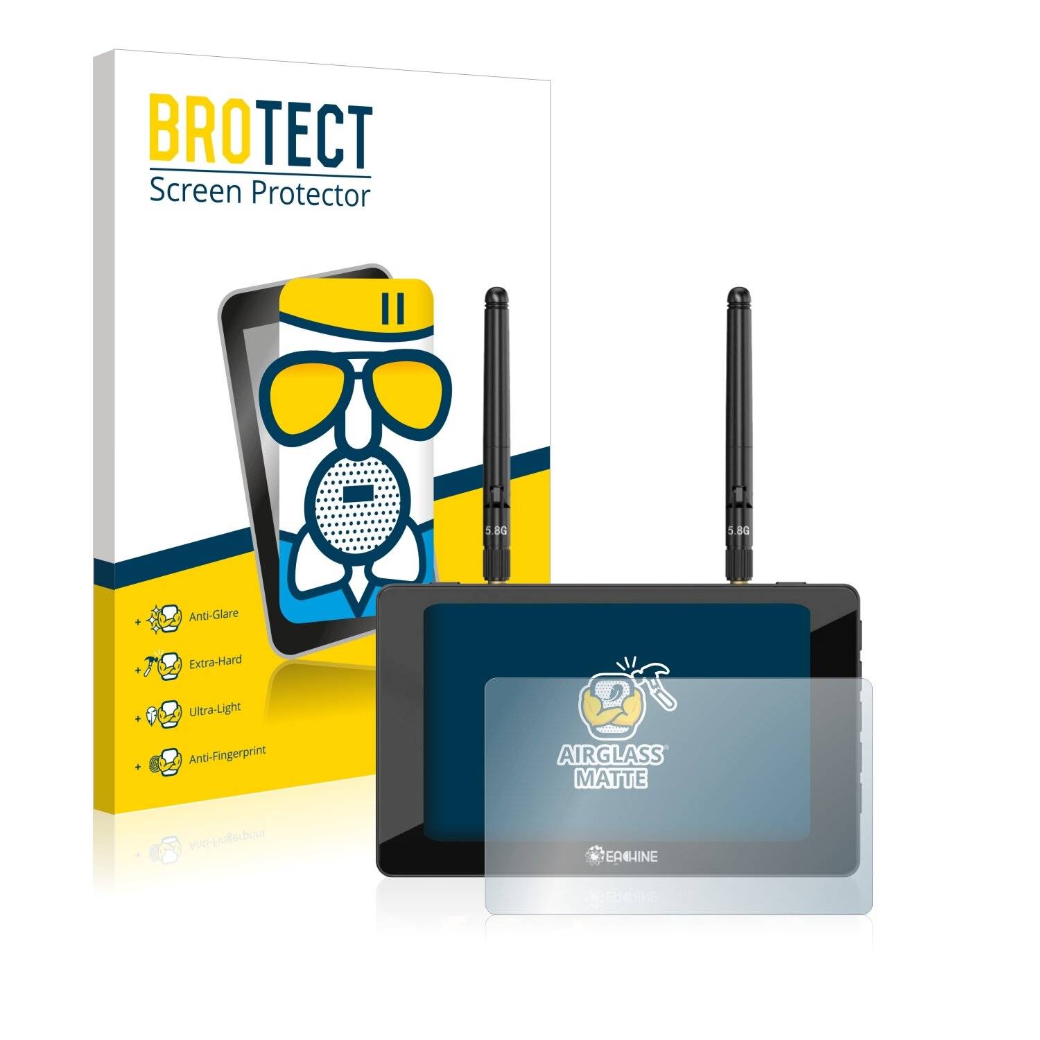BROTECT AirGlass Matte Schutzglas Folie für Eachine Moneagle