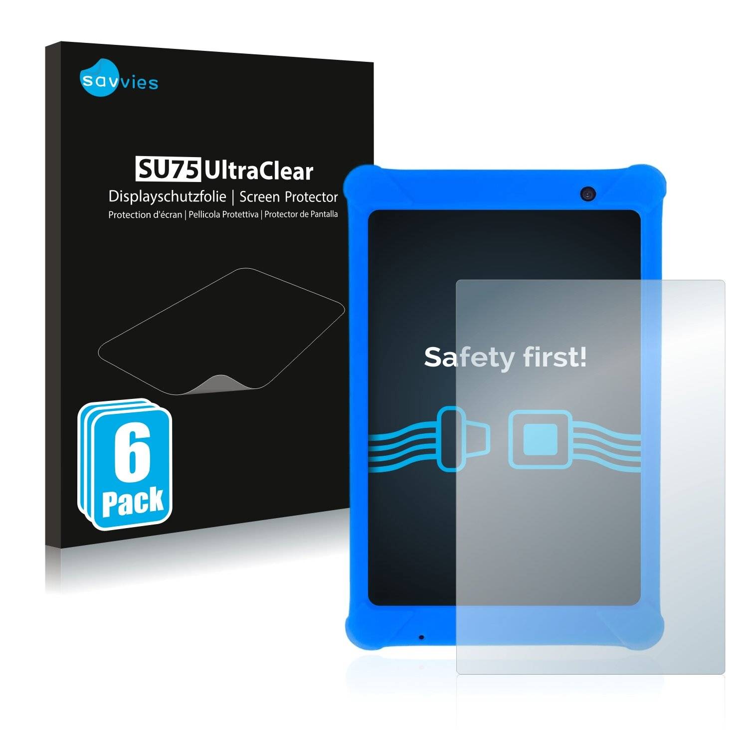 6x Savvies SU75 Displayschutzfolie für SoyMomo Tablet