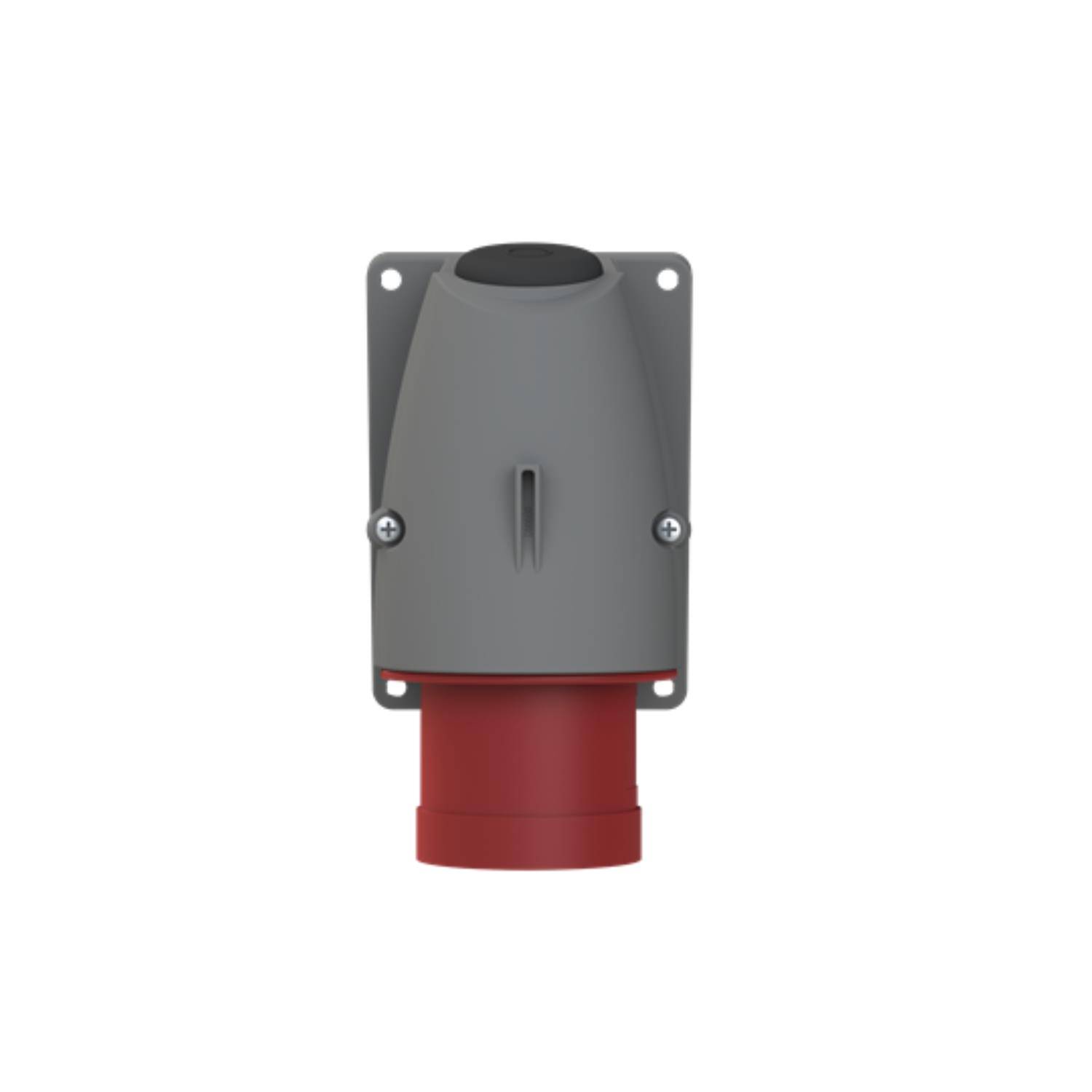 2CMA193322R1000 Amphenol 32 Ampere CEE Wandsteckverbinder 4-polig (3P+PE) Stift, Kodierung 6h rot 380/415V Frequenz 50