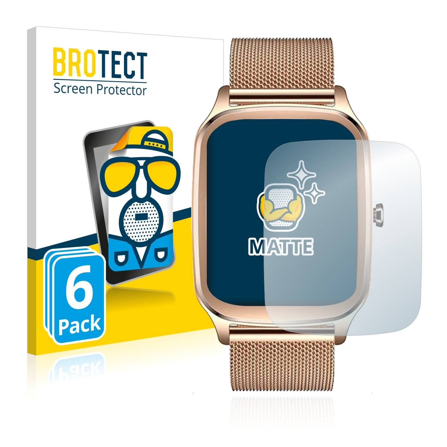 6x BROTECT Matte Displayschutzfolie für CatShin H68-G - Entspiegelt,