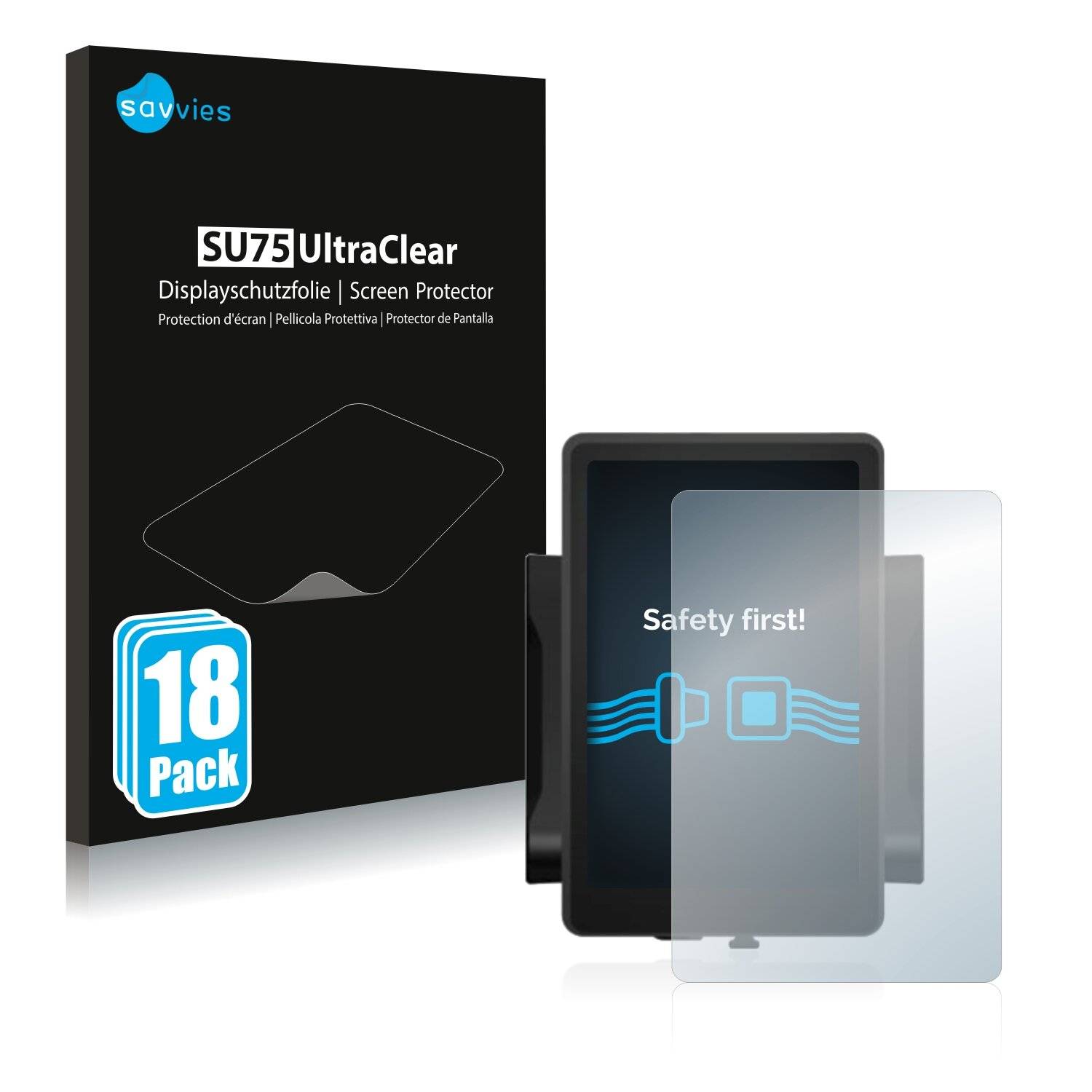 18x Savvies SU75 Displayschutzfolie für Bafang