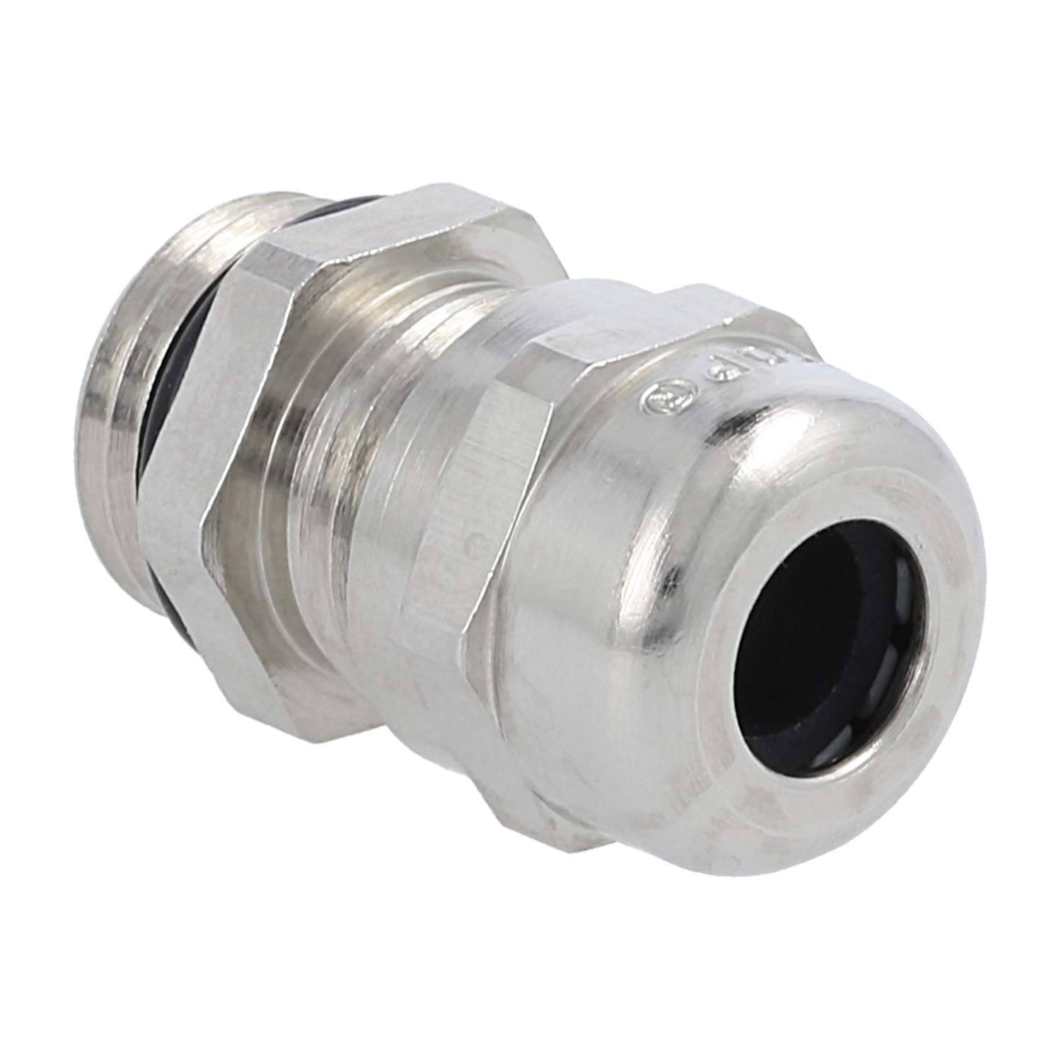 LAPP Verschraubung PG7x1,27 SMS-PG7 Messing (CuZn) vernickelt Gewindelänge 5,0mm - 1 Stück