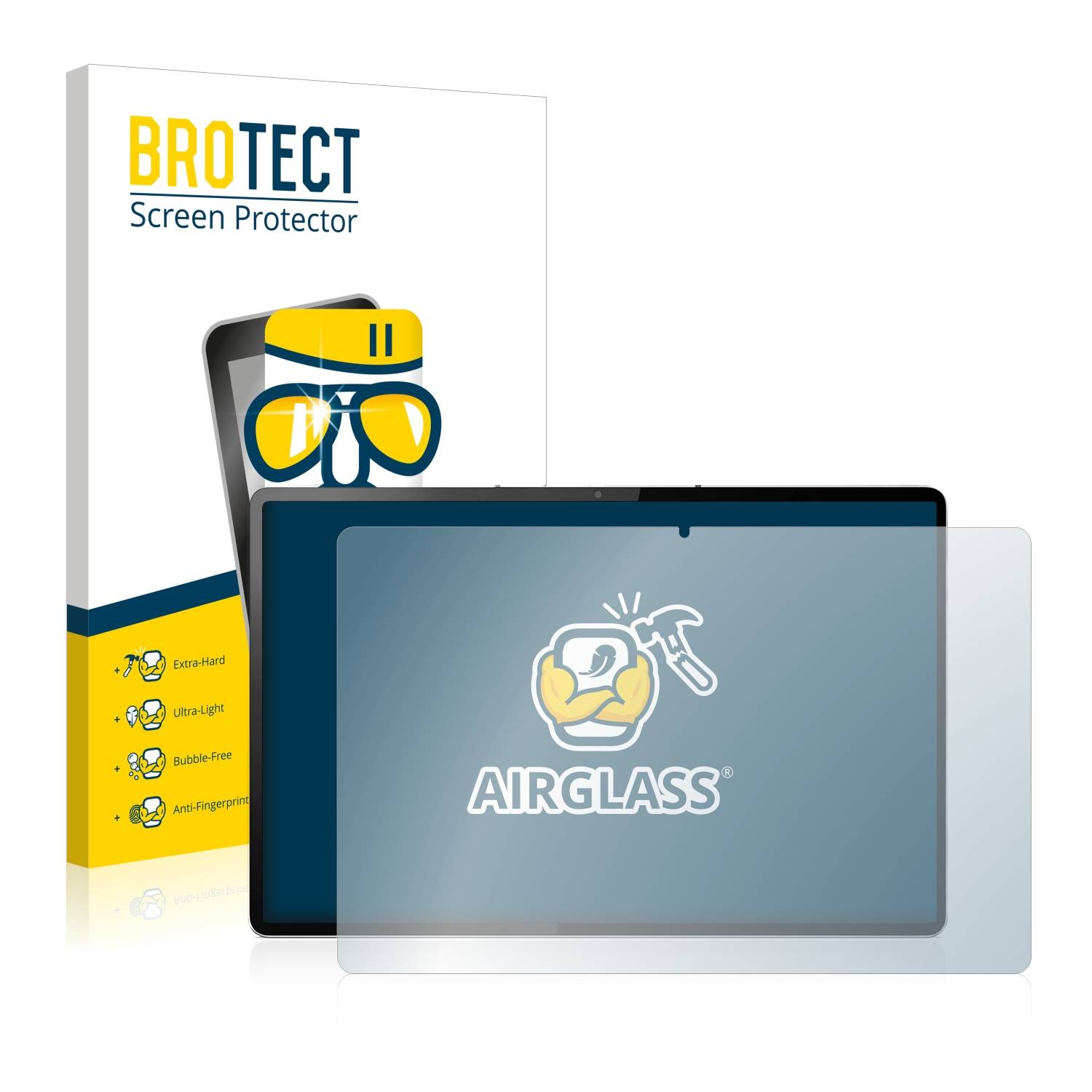 BROTECT AirGlass Panzerglasfolie für Lenovo Tab P12 Pro