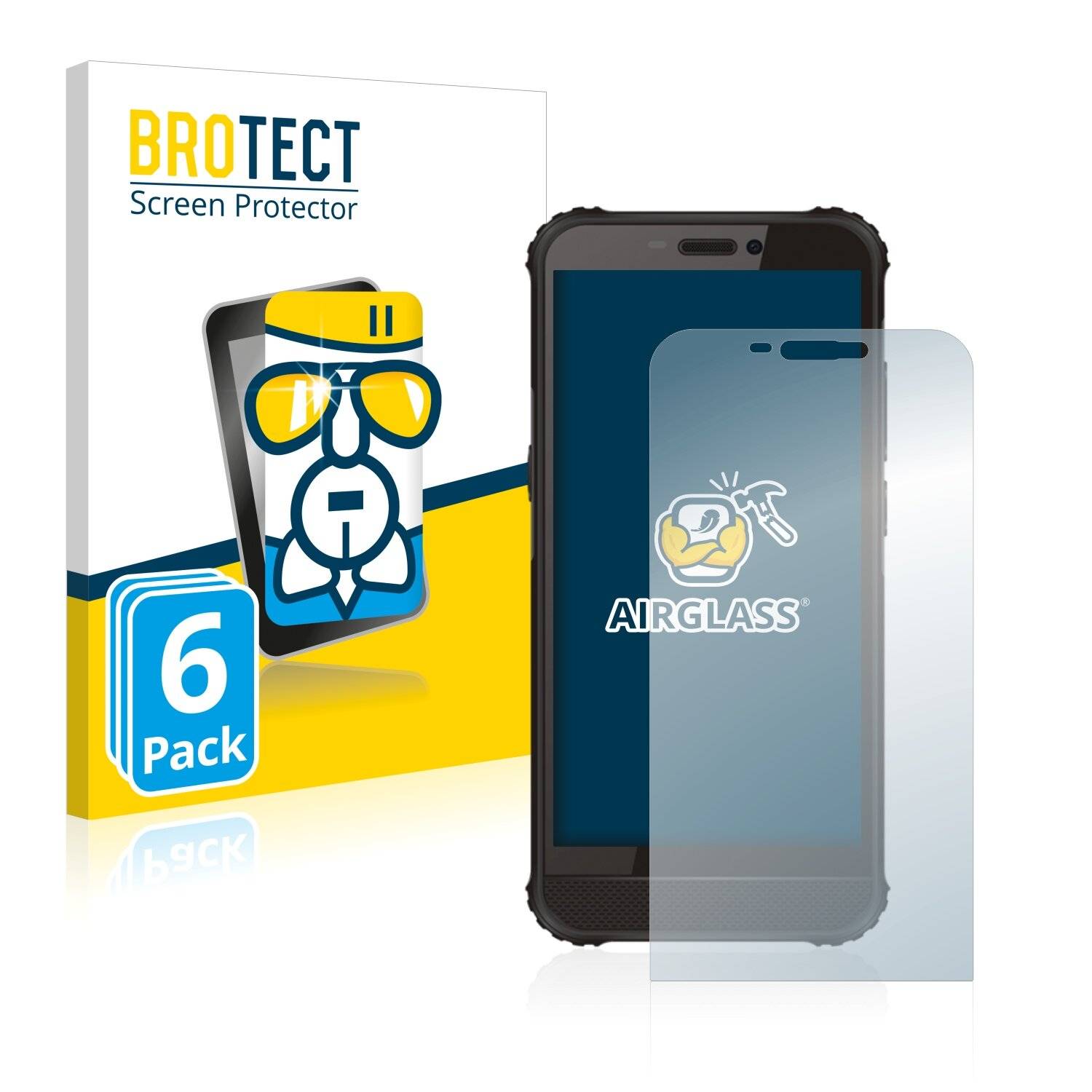 6x BROTECT AirGlass Schutzglas Folie für GlobeXplorer GPX Pro