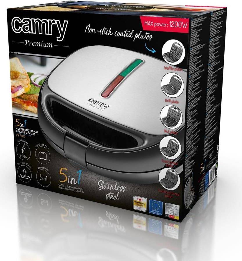 Adler Multifunktionaler 5in1-Toaster Camry CR 3042