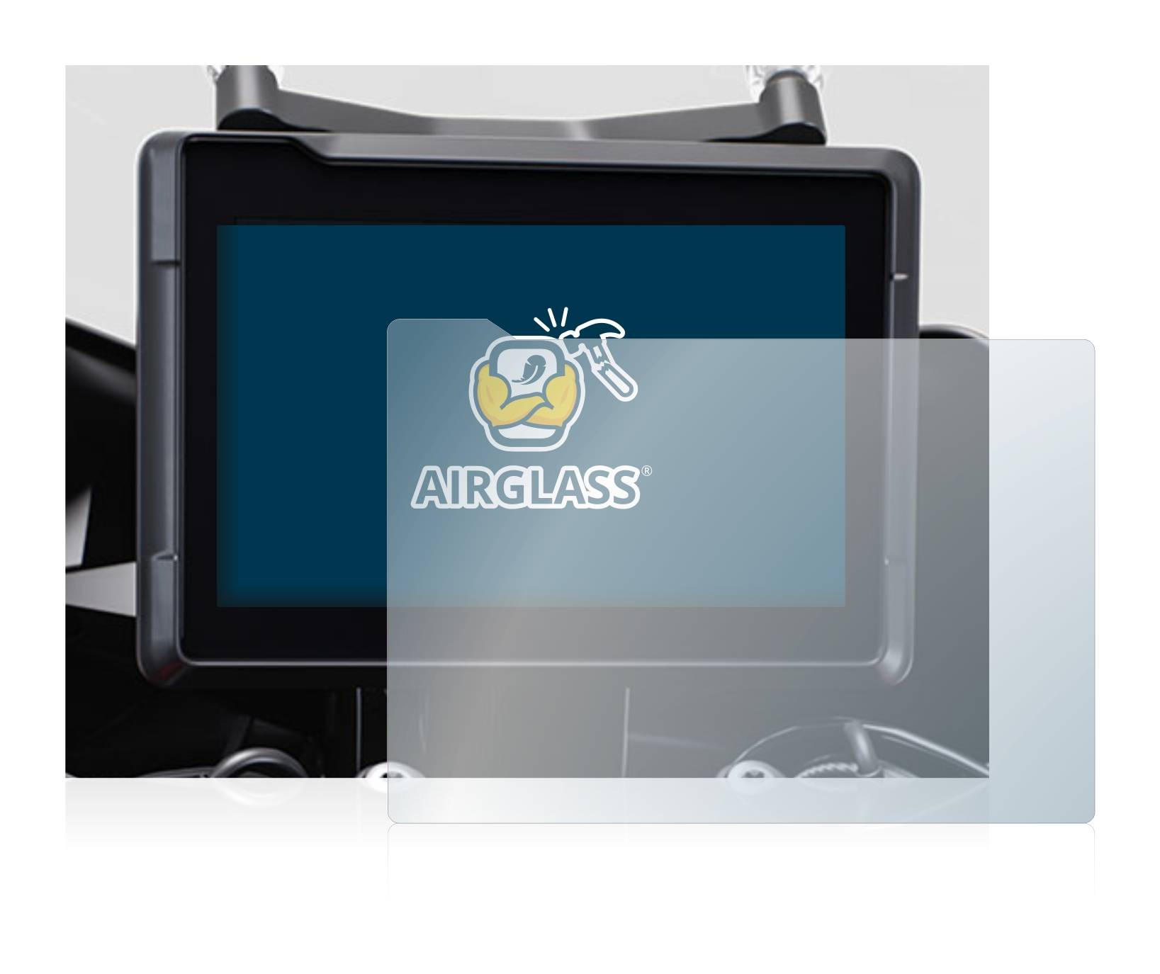 BROTECT AirGlass Schutzglas Folie für KTM 1290 Super Duke GT 2022 TFT 7
