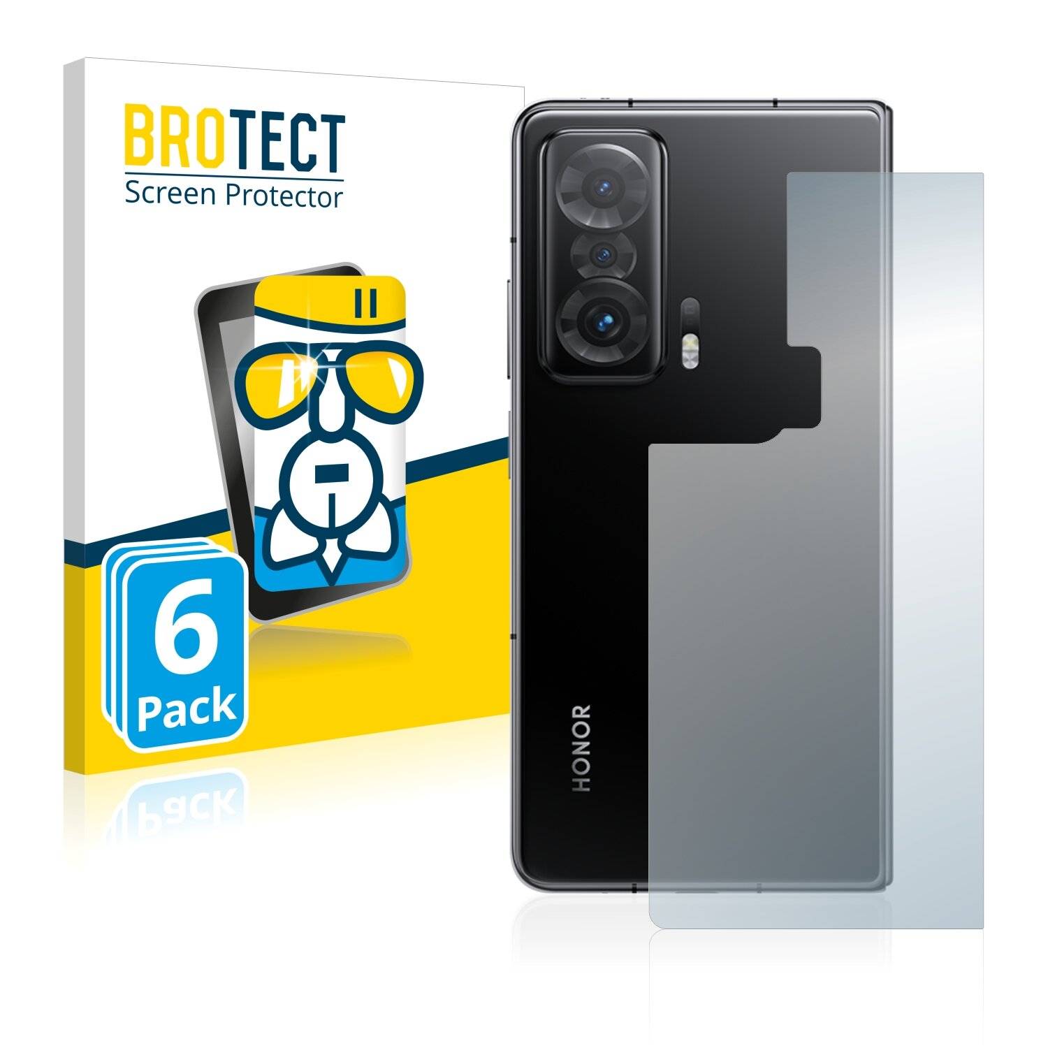 6x BROTECT AirGlass Schutzglas Folie für Honor Magic V