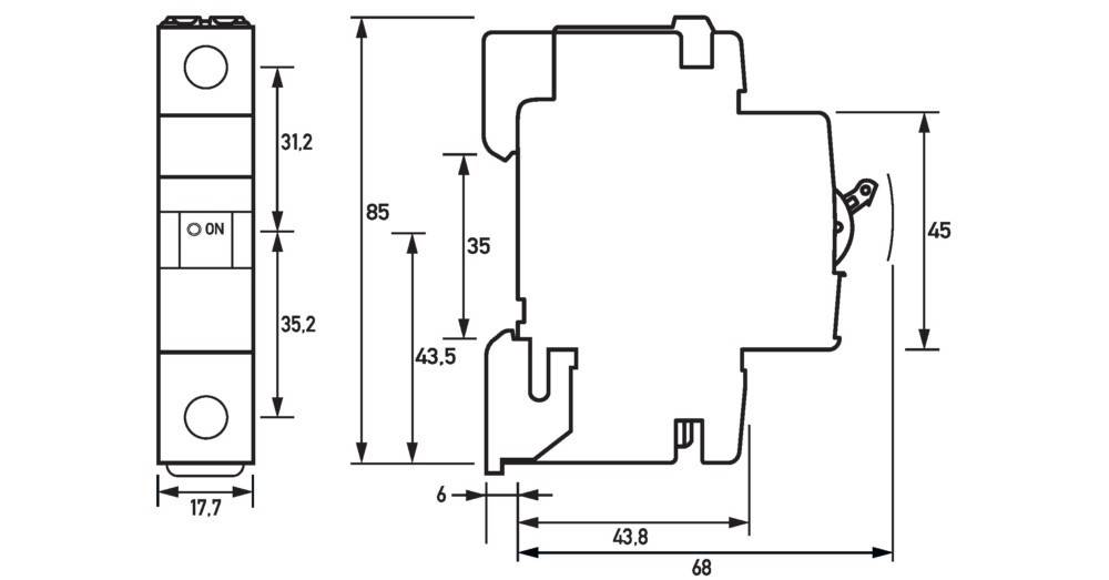 Doepke Leitungsschutzschalter DLS 6HSL B10-1 6KA