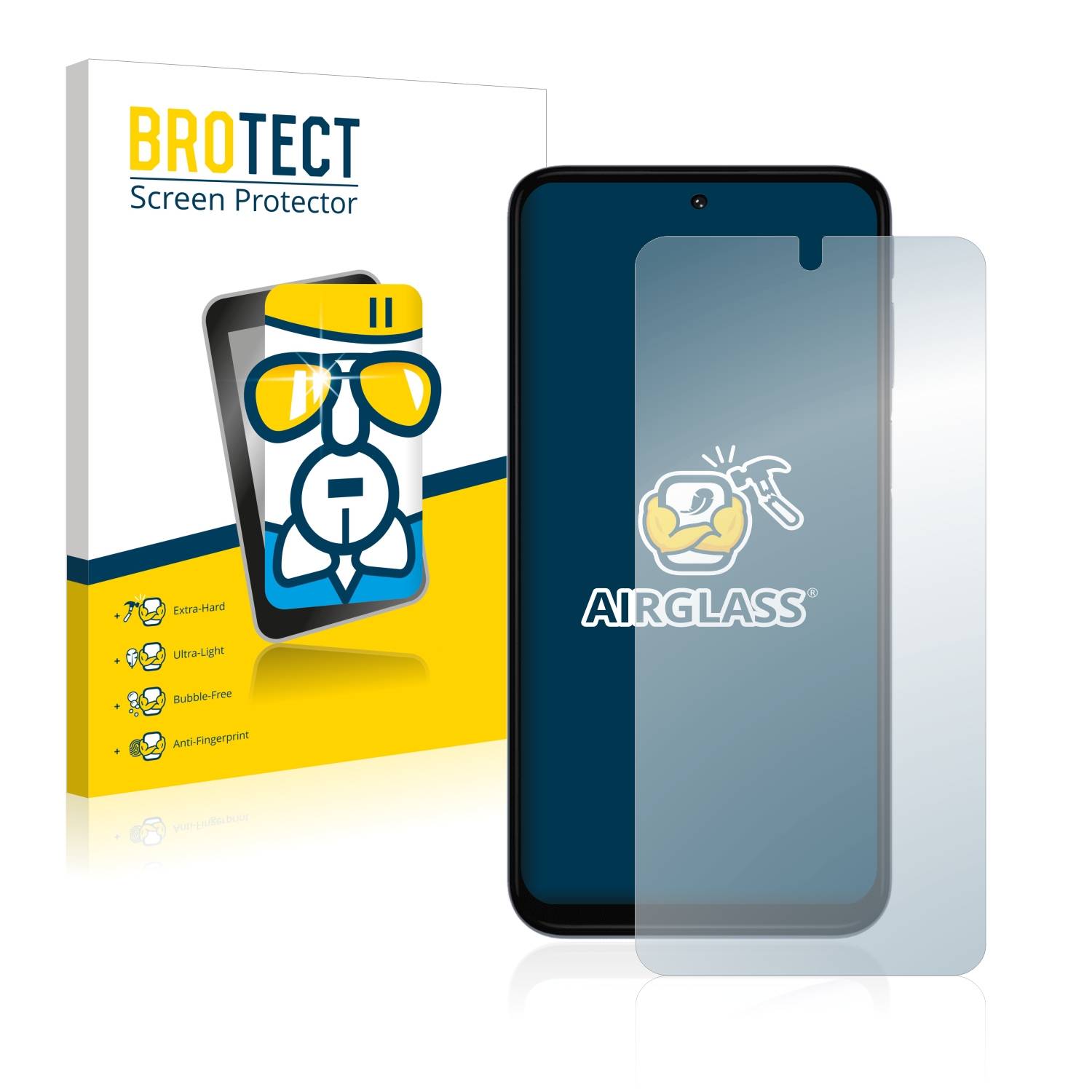 BROTECT AirGlass Glas Panzer-Folie für Motorola Moto G31 - Schutzglas