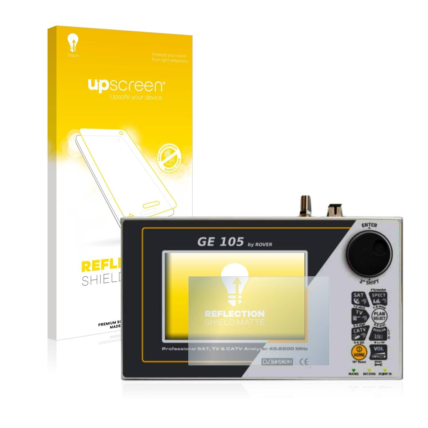 upscreen Reflection Shield Matte Premium Displayschutzfolie für Rover GE