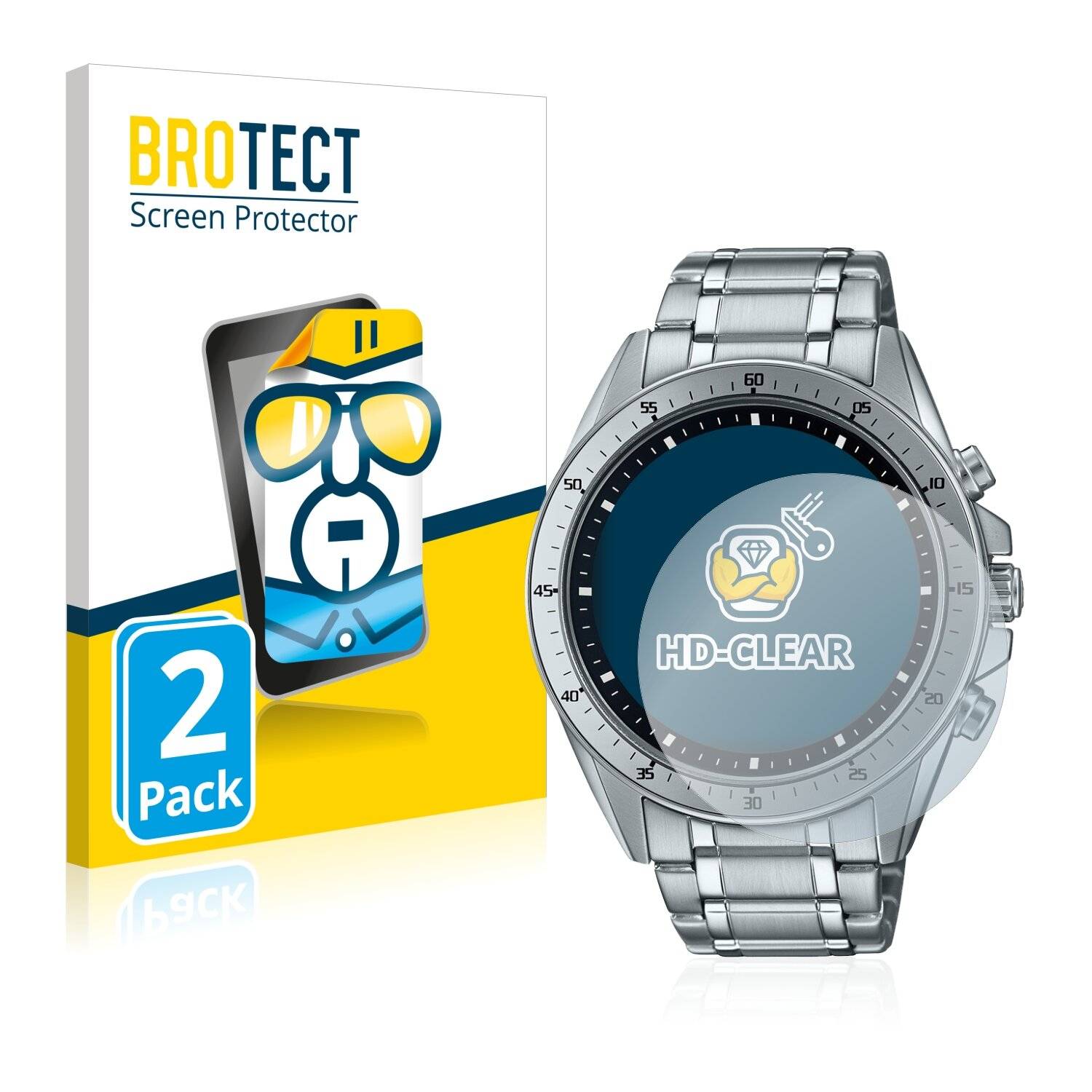 2x BROTECT HD-Clear Displayschutzfolie für Casio