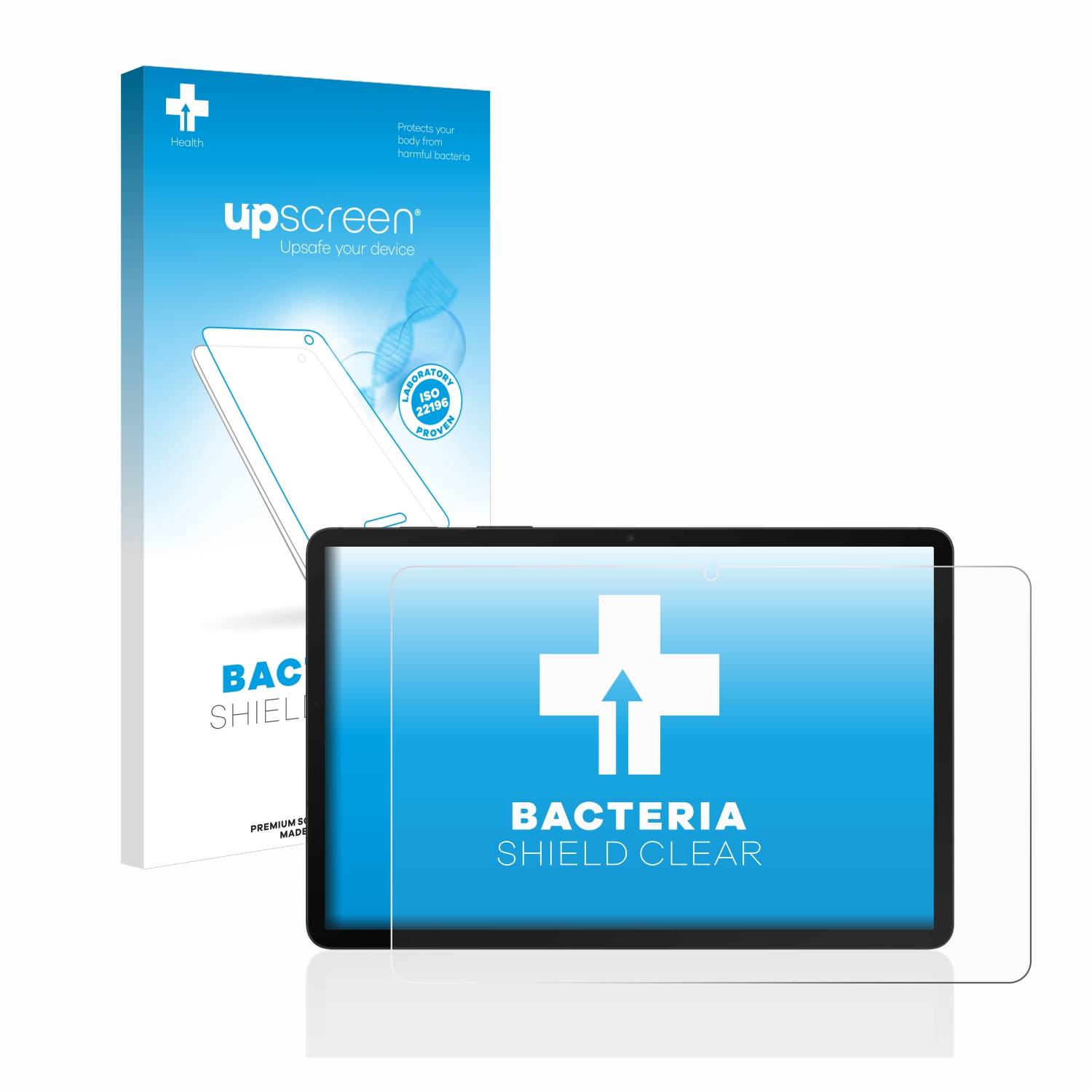 upscreen Bacteria Shield Clear Premium Antibakterielle Displayschutzfolie für Samsung Galaxy