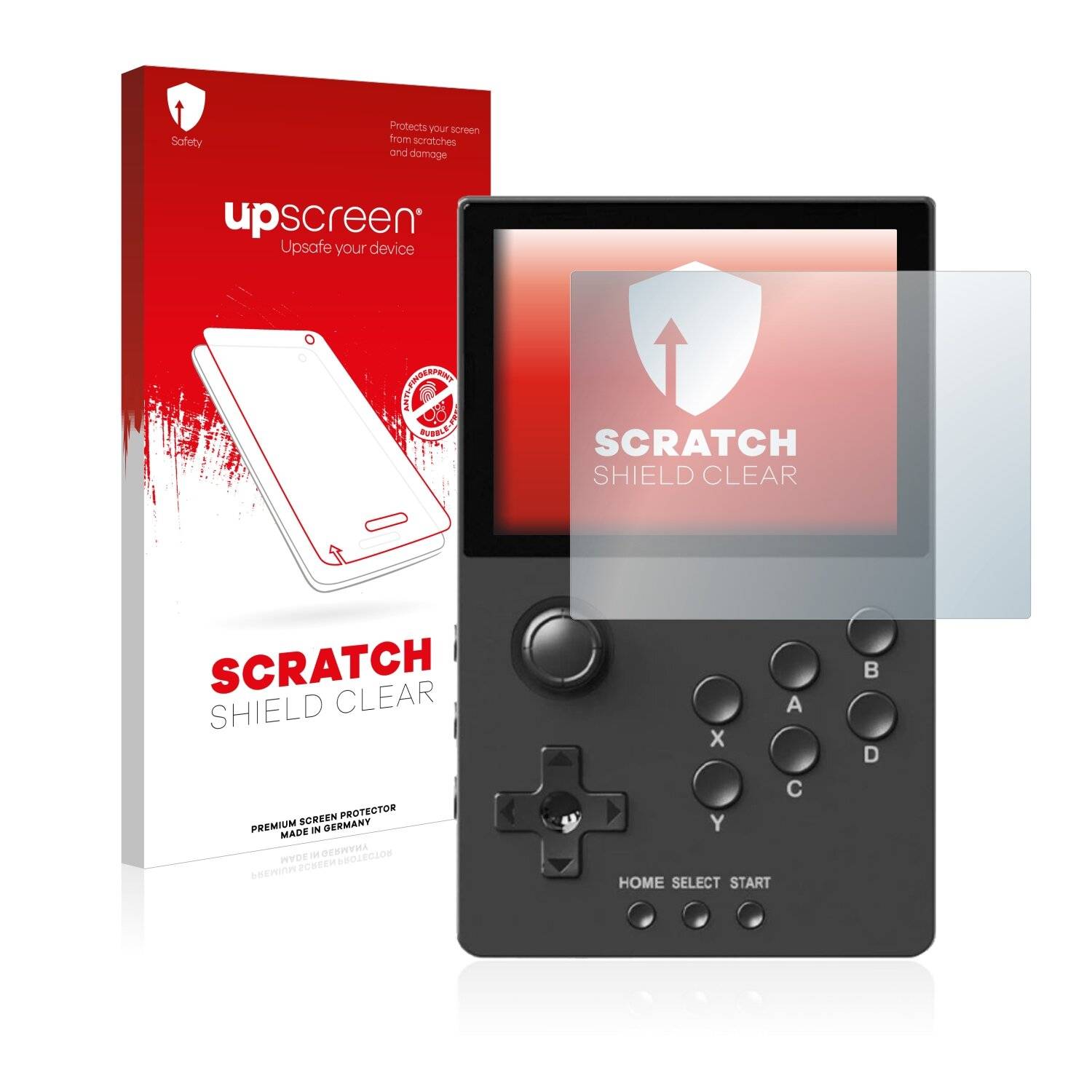 upscreen Scratch Shield Clear Premium Displayschutzfolie für Powkiddy