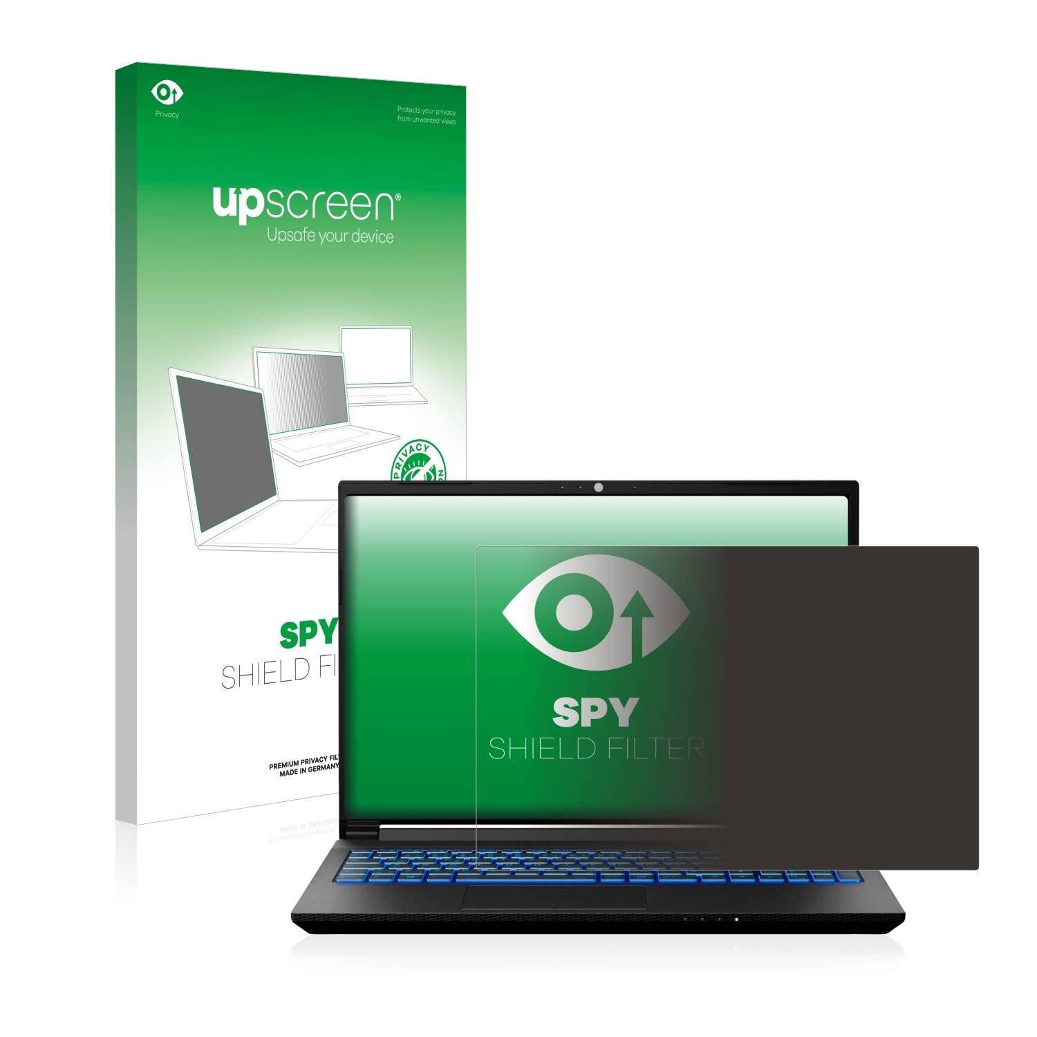 upscreen Spy Shield Filter Premium Blickschutzfilter für Medion Erazer Crawler