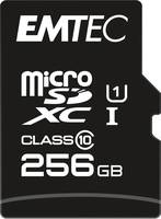 EMTEC - mSD 256GB UHS-I U1 EliteGold+ Adapter - Secure Digital (SD)
