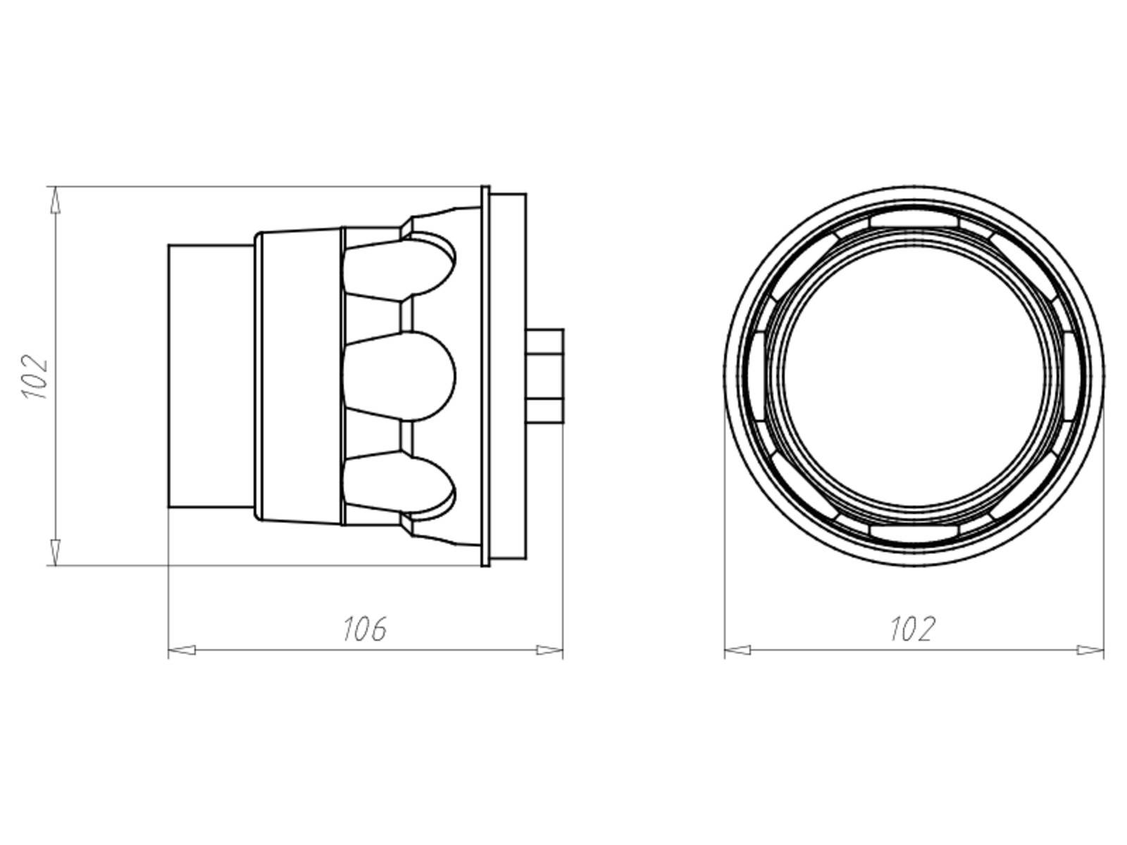 Kaiser Plattendecken-Großdose 1227-54