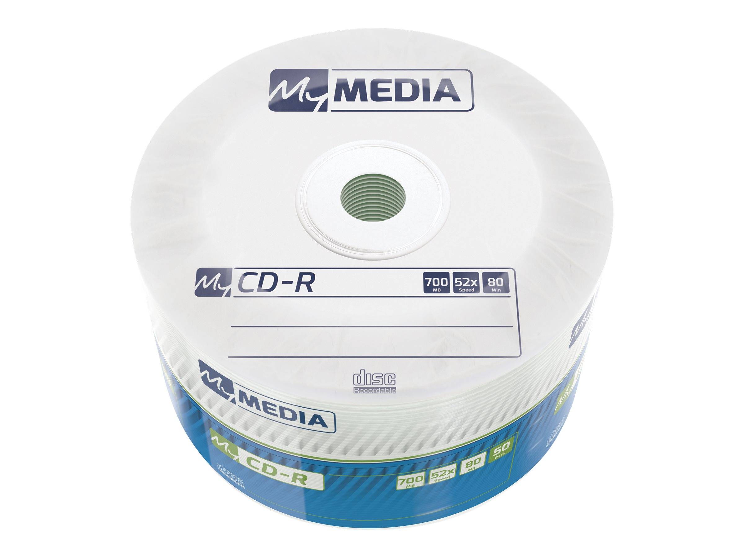 VERBATIM - MyMedia - 50 x CD-R - 700 MB (80 Min) 52x - Matt Silver