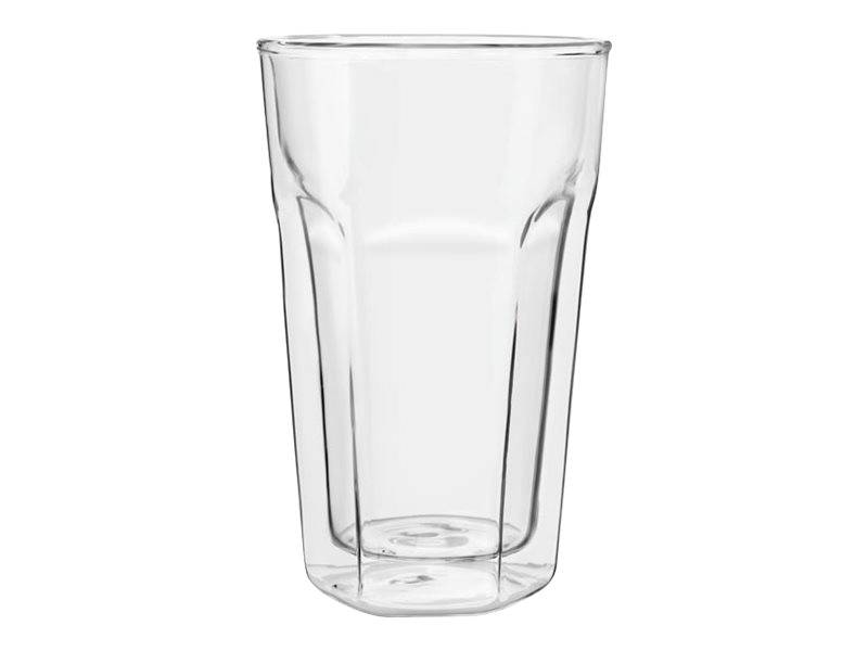 Leopold Vienna - Latte Macchiato-Glass - Grösse 8.6 cm diameter - Höhe 13.3 cm - 280 ml (Packung mit 2)