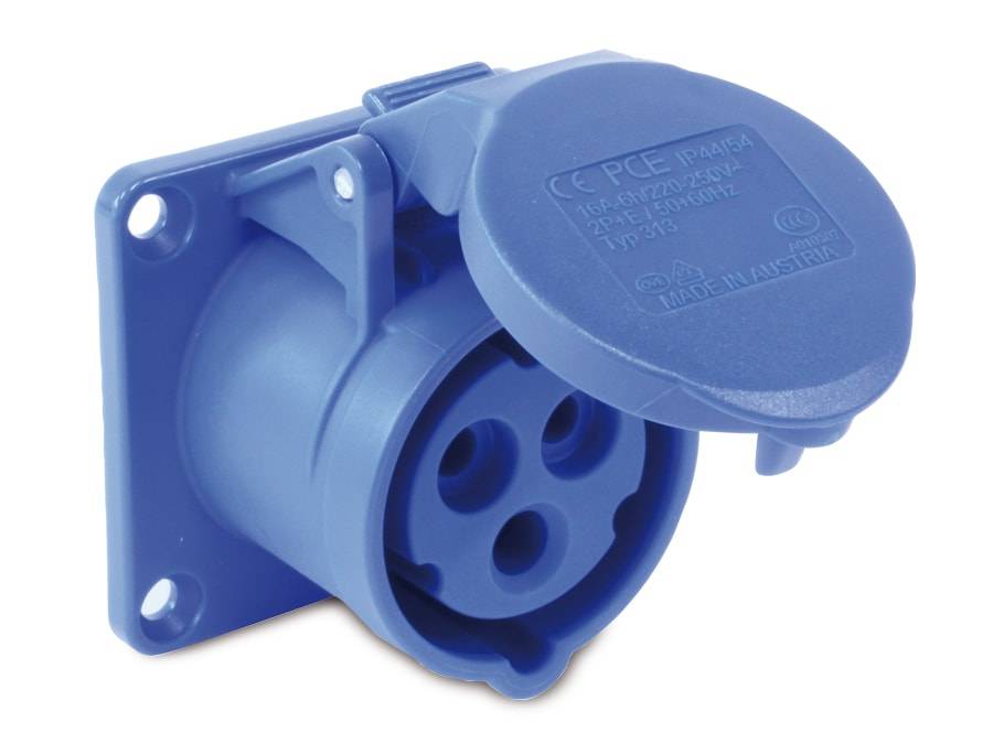 PCE CEE-Anbaukupplung 3-polig, 16 A, 230V, IP44