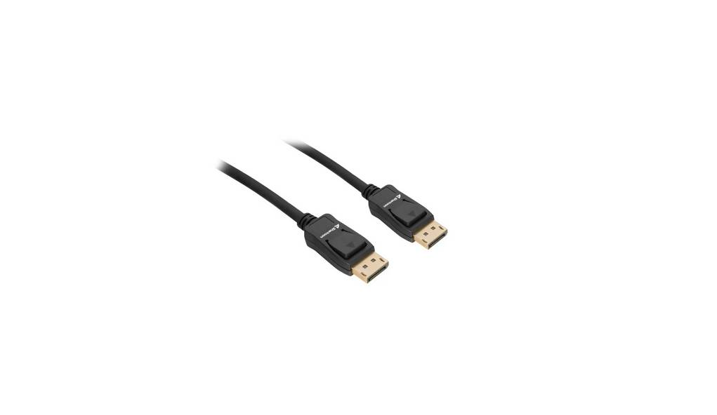 Sharkoon Kabel Displayport 1.4 Stecker> 8K schwarz 3 Meter - Kabel - Digital/Dis