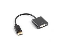 Lanberg AD-0007-BK, 0,1 m, DisplayPort, DVI-D, Männlich, Weiblich, Gerade