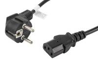 Lanberg CA-C13C-11CC-0018-BK, 1,8 m, C13-Koppler, CEE7/7