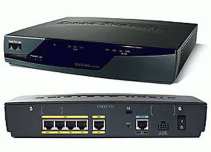 Cisco 857 - Router - DSL-Modem - 4-Port-Switch