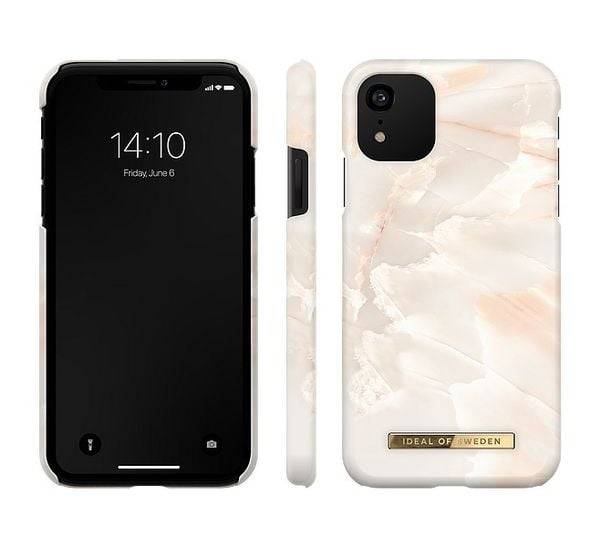 IDEAL OF SWEDEN iPhone 11/XR Fashion Case Rose Pearl Marble