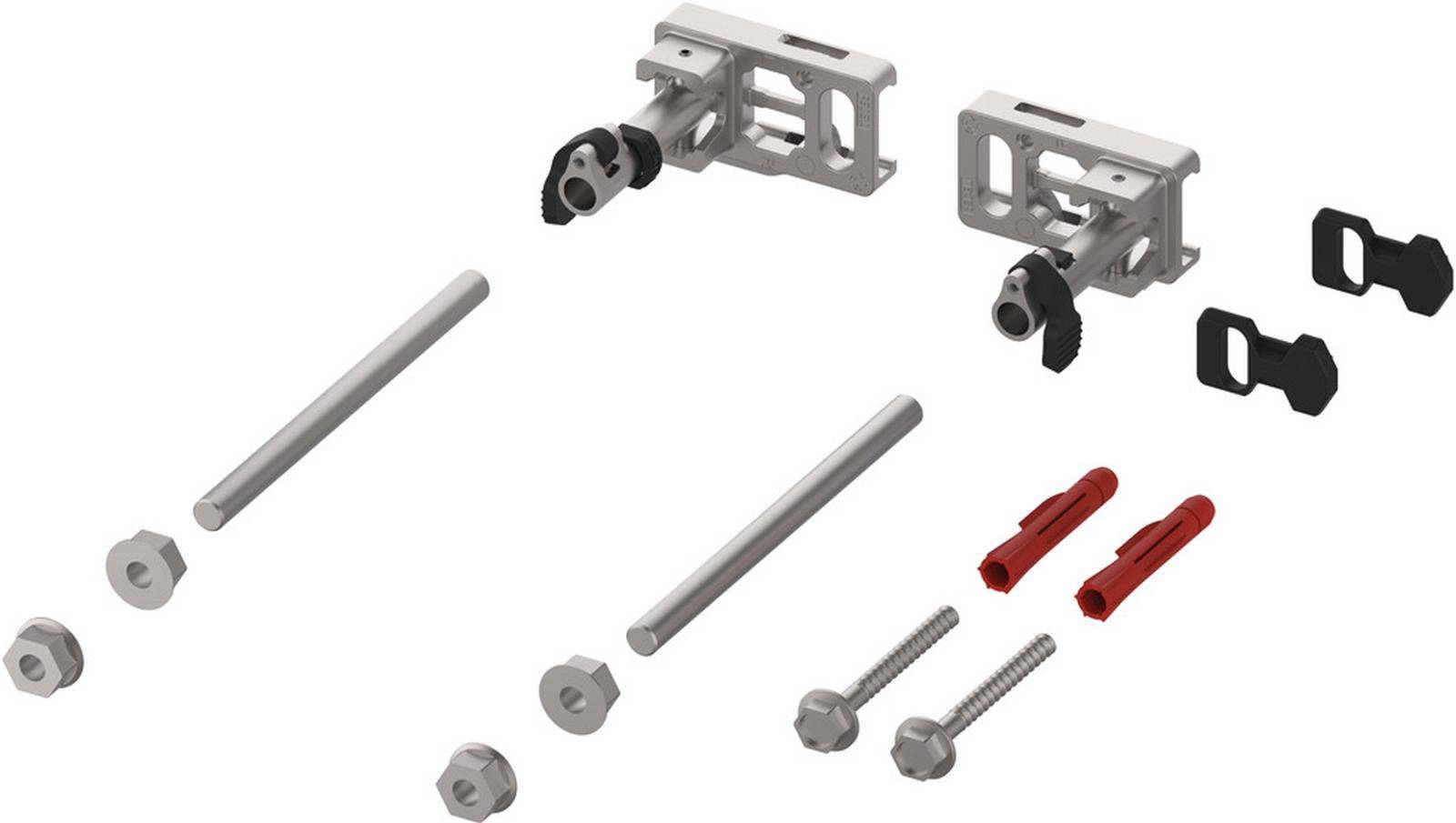 TECE profil Modulbefestigung tiefenverstellbar, mit Schnellverschluss