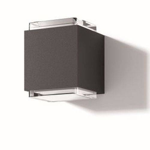 CMD LED-Wandleuchte 2x10W 9031 230V 120x120x145mm 3000K anthrazit IP65