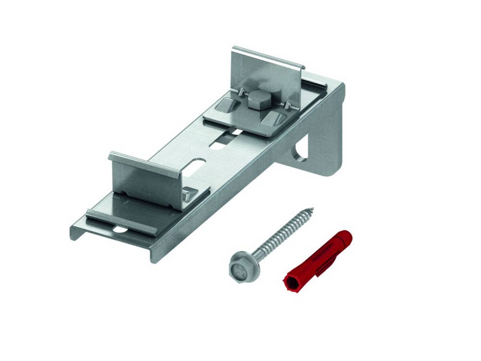 TECE profil Doppelbefestigung Stahl verzinkt, lang