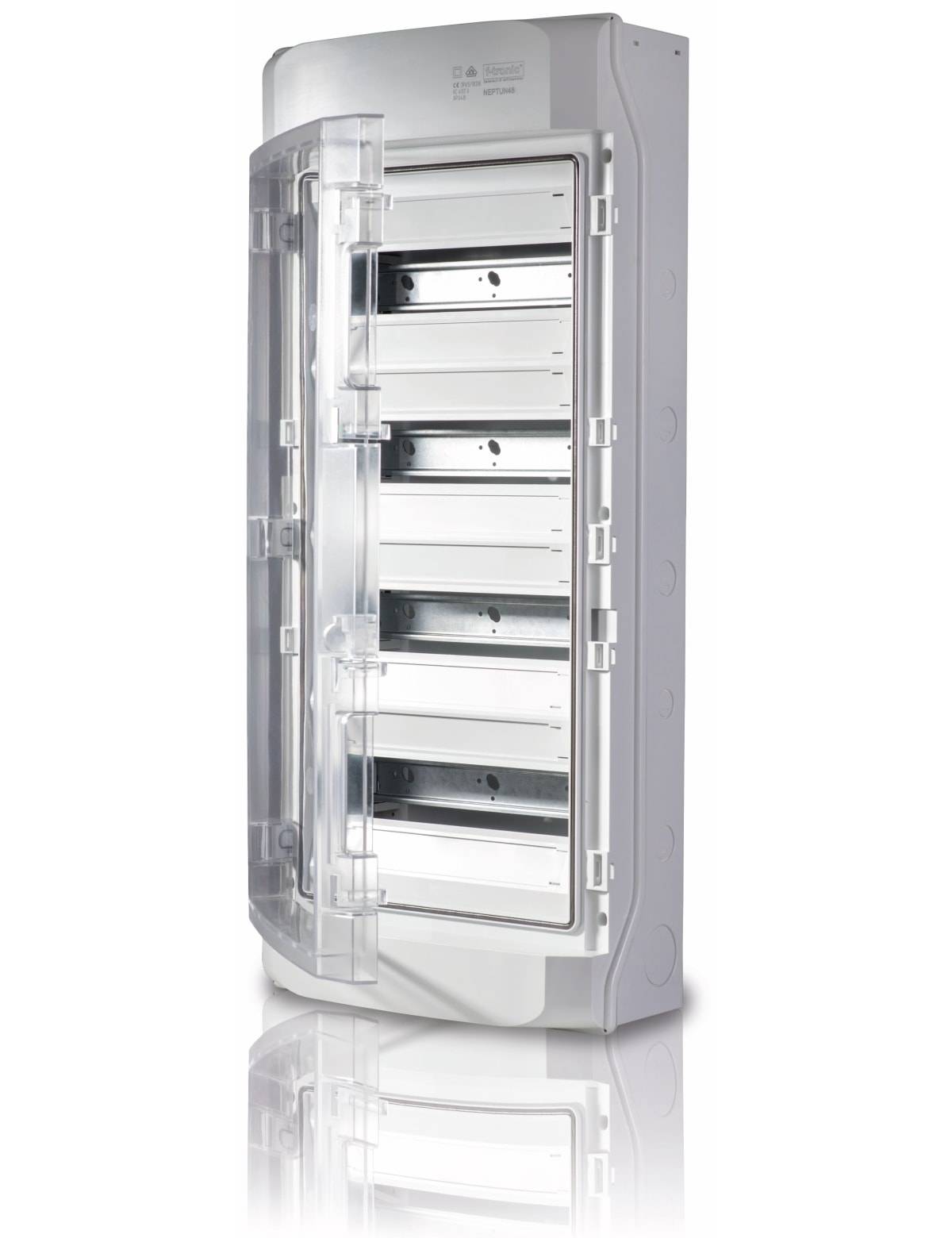 F-TRONIC Kleinverteiler Neptun48, AP, IP65, mit Belüftungssystem, 4-Reihig