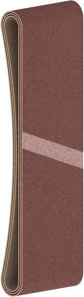 Nahaufnahme einer rosa Laufbahn mit einer weißen Trennlinie auf der rechten Seite. Vertikale Streifen verlaufen entlang des linken Randes.