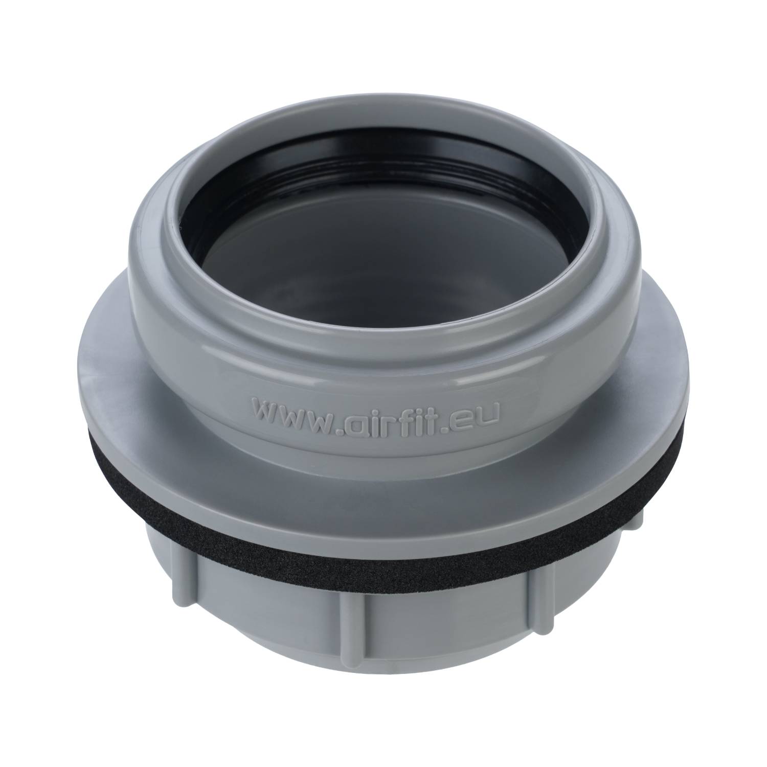 airfit Anschraub-Muffe DN 50, grau, aus PP.