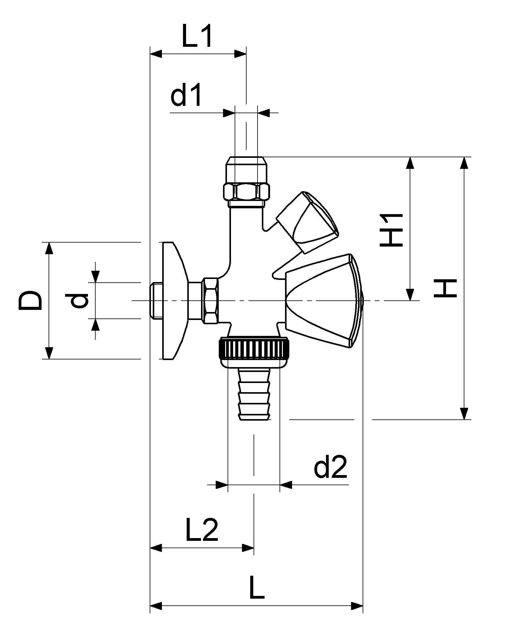 JS KOMBI-ECKVENTIL,N.SELBSTDICHT. SV,3-KANTGRIFF,3/8",POL.VERCHROMT