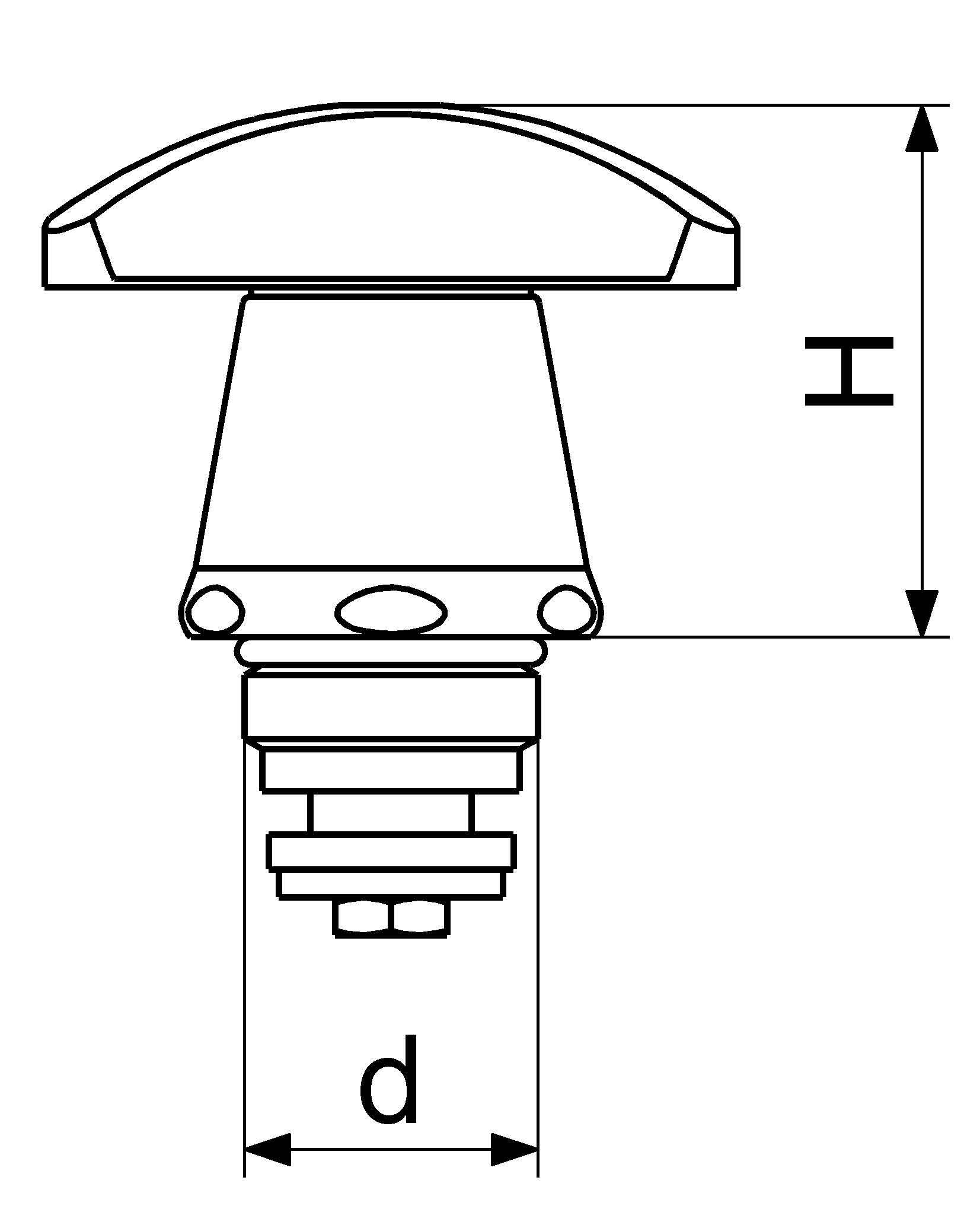 JS SANITAER-OBERTEIL,3-STERNGRIFF FARBP.BL/R,DN15,1/2".ZINK-DR.GUSS