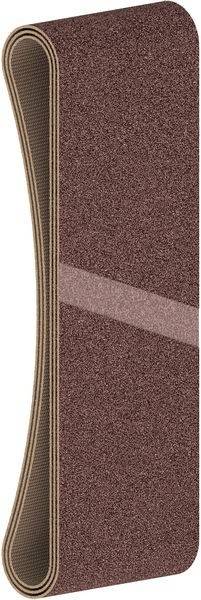 Eine strukturierte braune Oberfläche mit einem helleren diagonalen Streifen quer darüber, der auf der linken Seite von goldenen und schwarzen vertikalen Linien begrenzt wird.