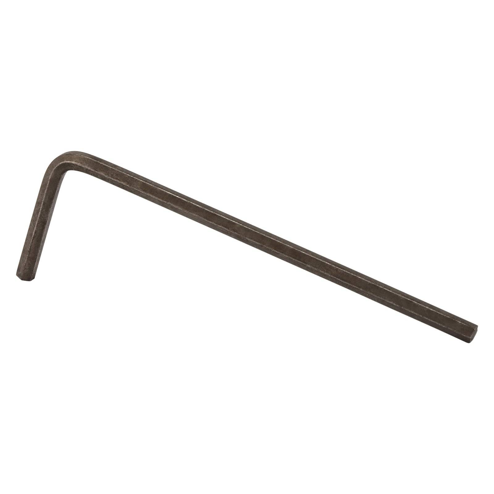 Ein L-förmiger Inbusschlüssel zum Anziehen oder Lösen von Sechskantschrauben oder -bolzen. Typischerweise aus Metall gefertigt, häufig bei Montagearbeiten verwendet.