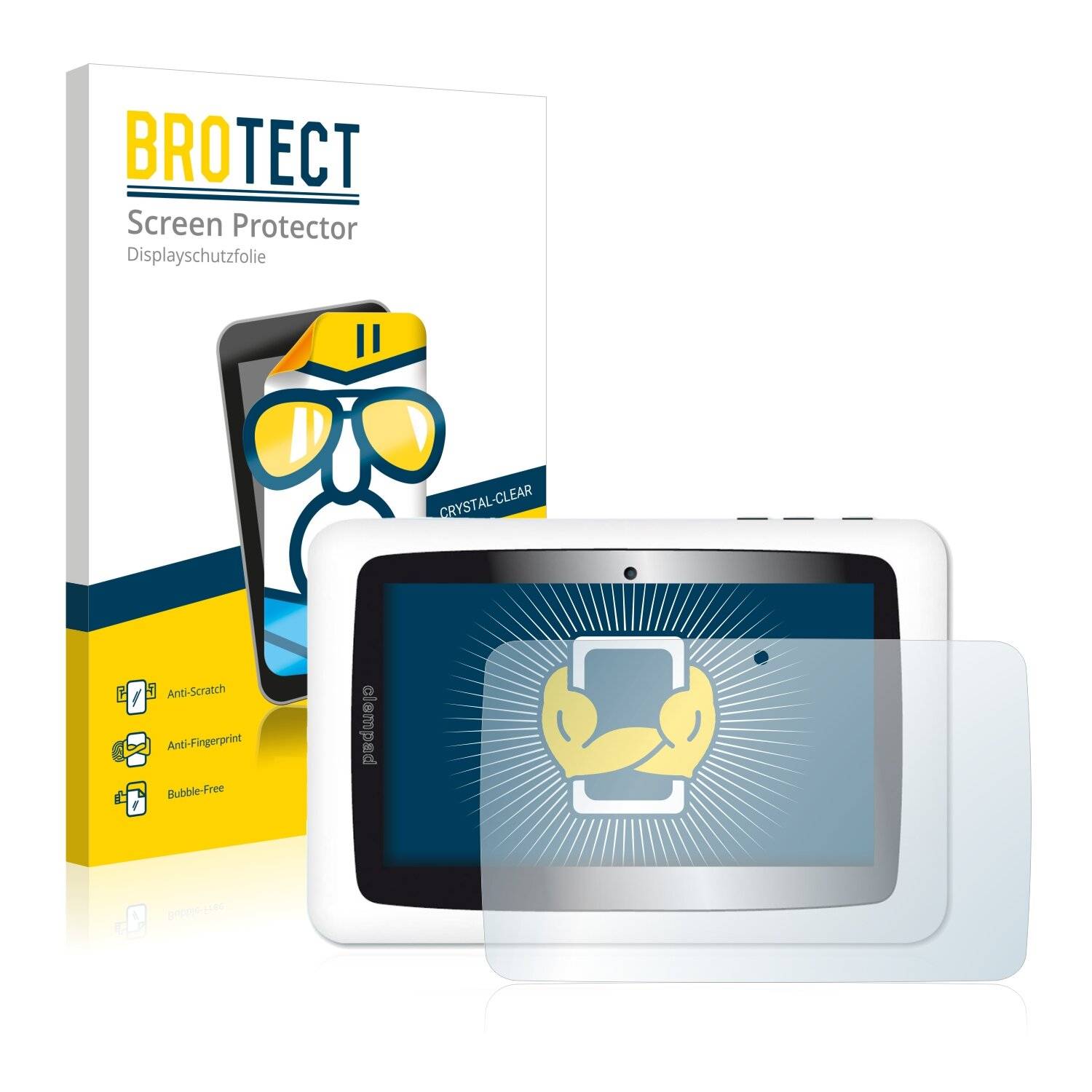 2x BROTECT HD-Clear Displayschutzfolie für Clementoni Clempad 6+ 69293.4