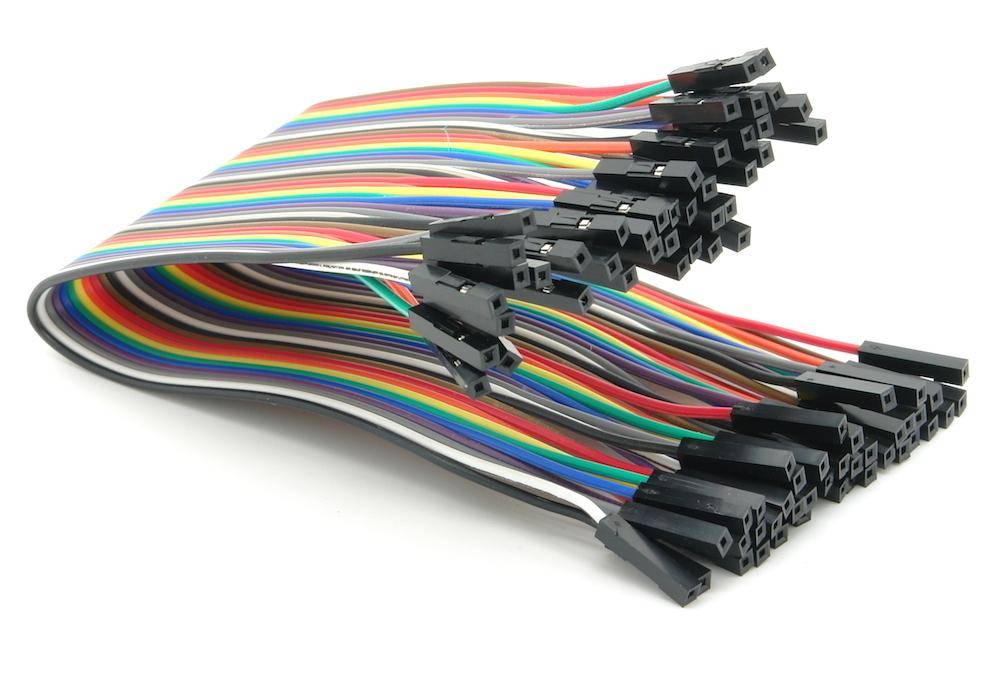 40pin Jumper / Dupont Kabel Female  Female trennbar - Länge: 0,50 m