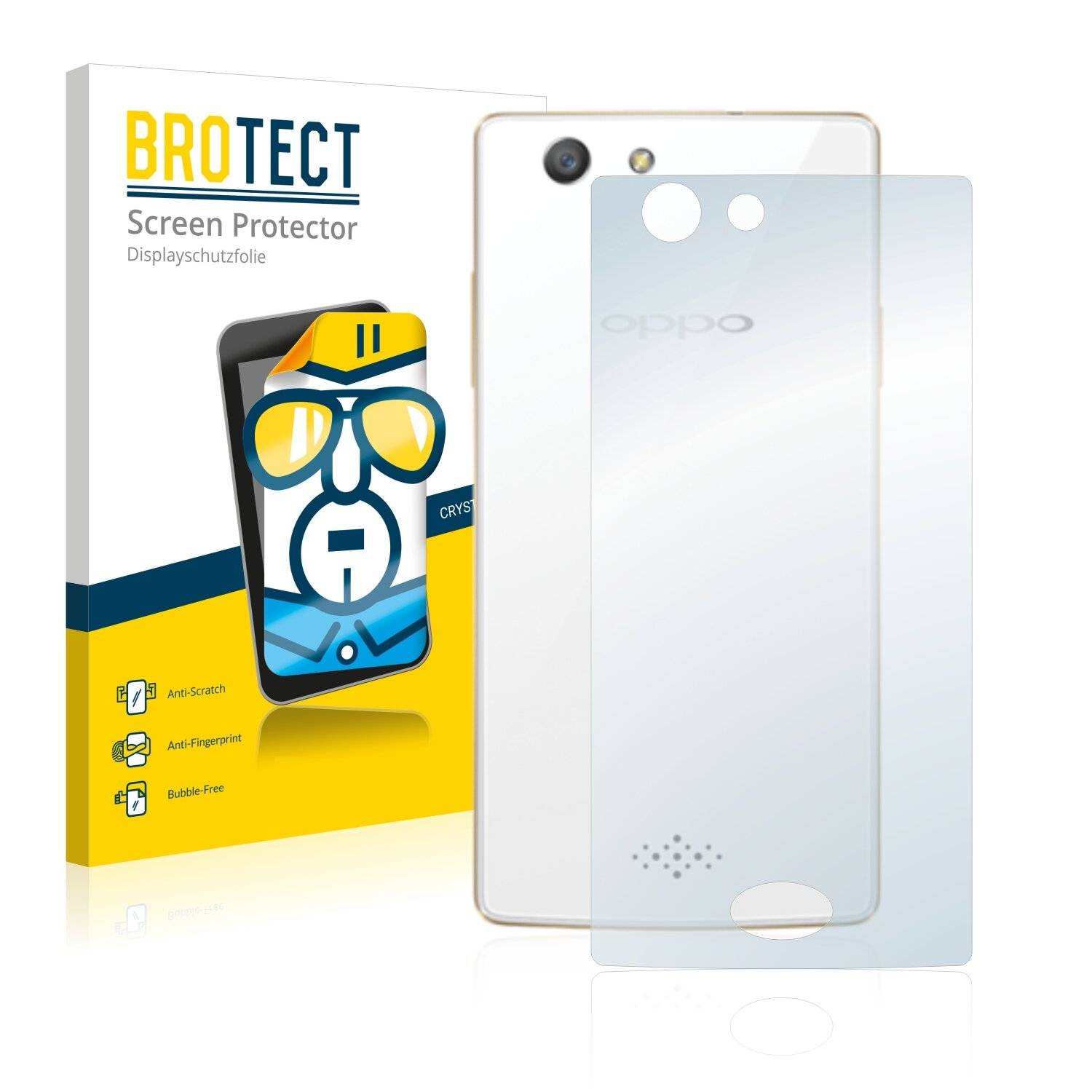2x BROTECT HD-Clear Displayschutzfolie für Oppo A31
