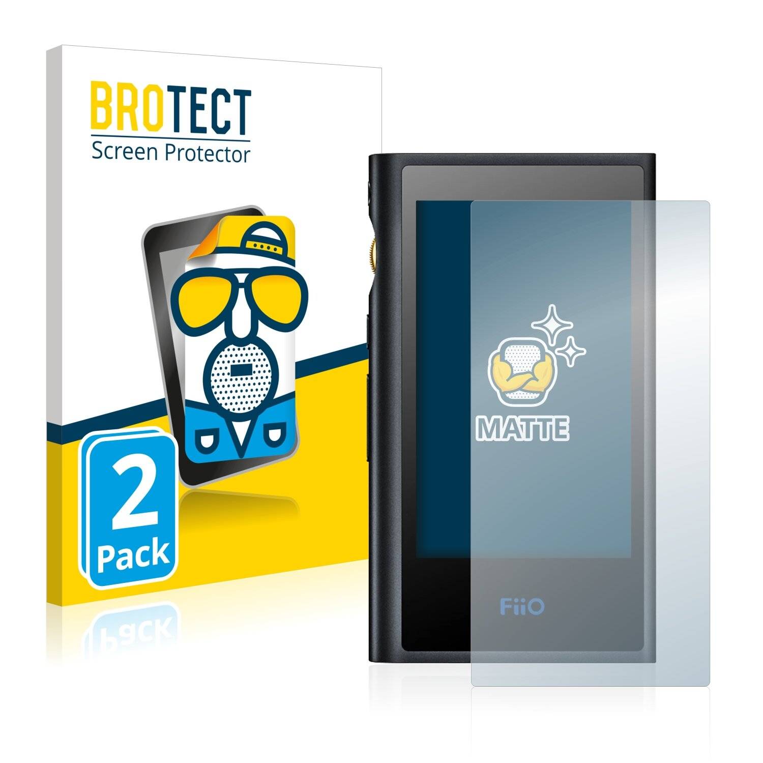 2x BROTECT Matte Displayschutzfolie für FiiO M9 - Entspiegelt,